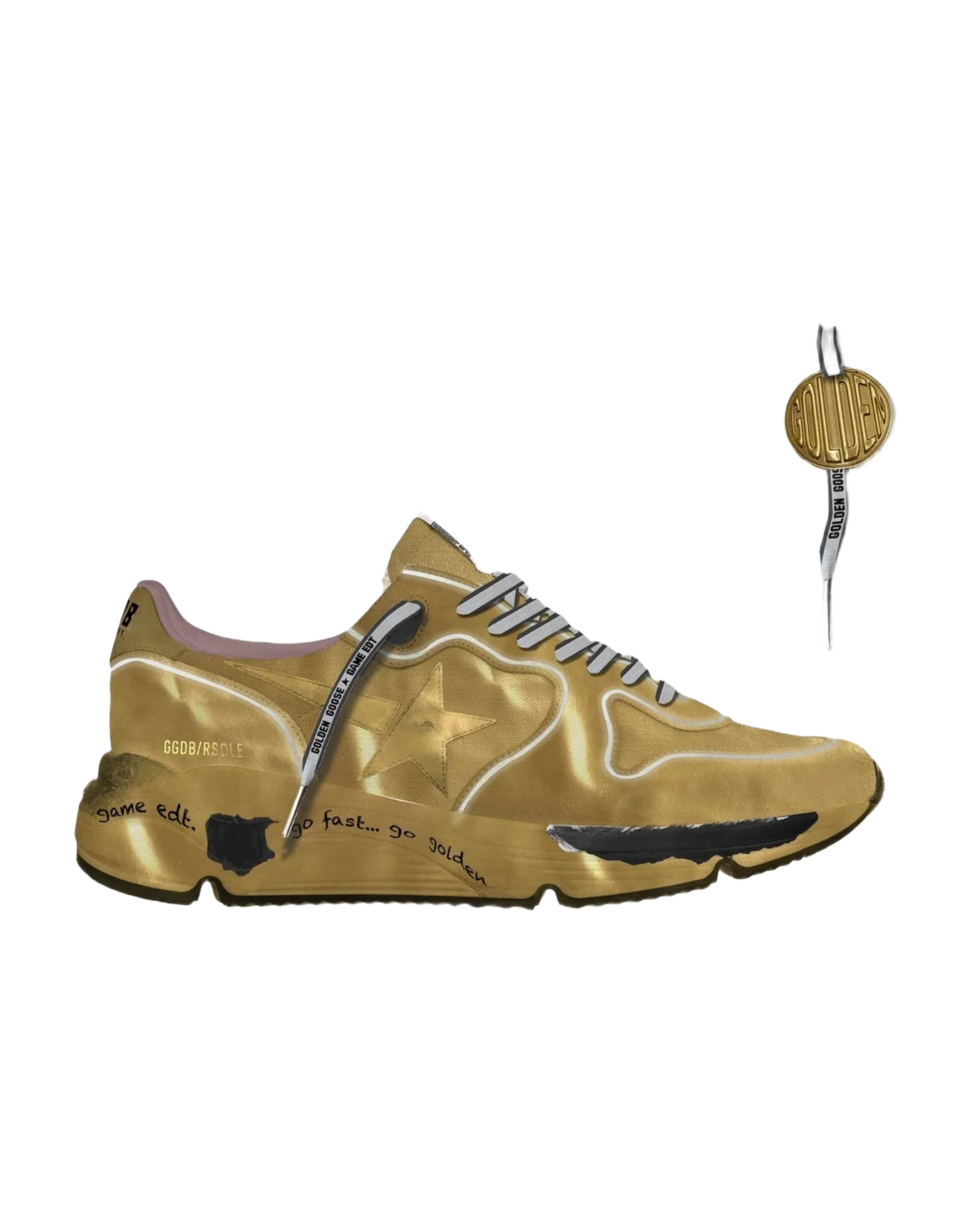 Women | Running Sole Game Edt Capsule Collection Sneakers Gold Lurex | Gold