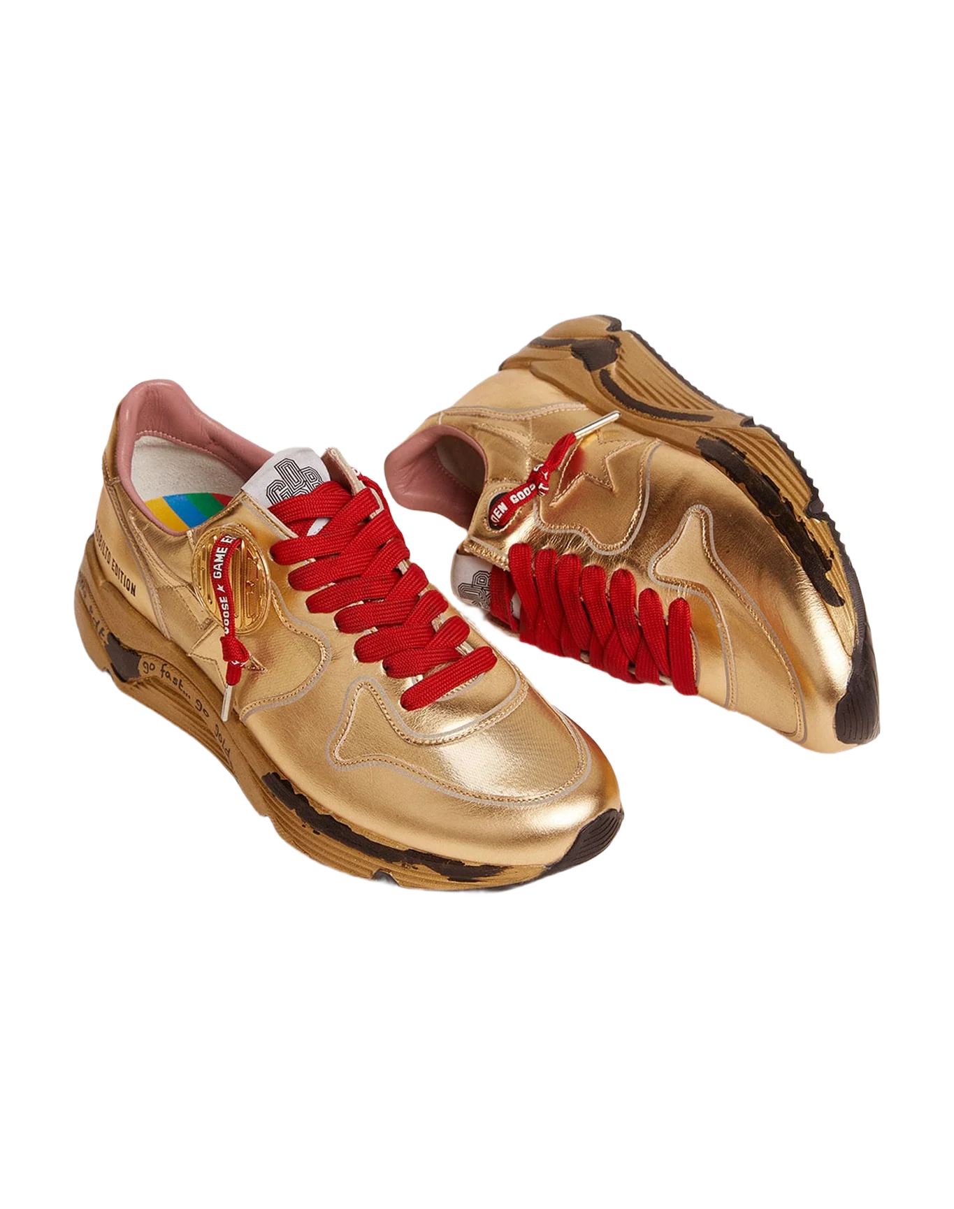 Women | Running Sole Game Edt Capsule Collection Sneakers Gold Lurex | Gold - Image 3