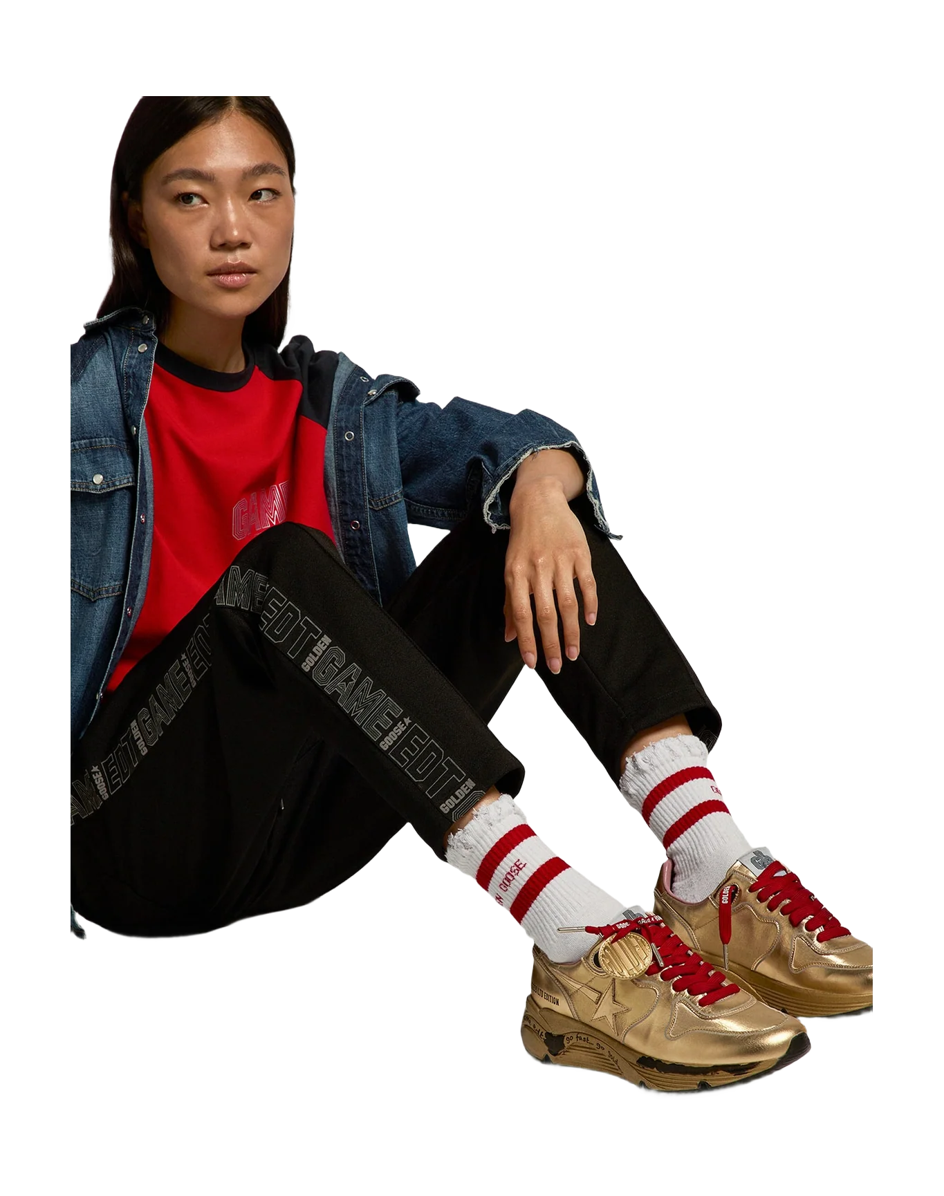 Women | Running Sole Game Edt Capsule Collection Sneakers Gold Lurex | Gold - Image 5