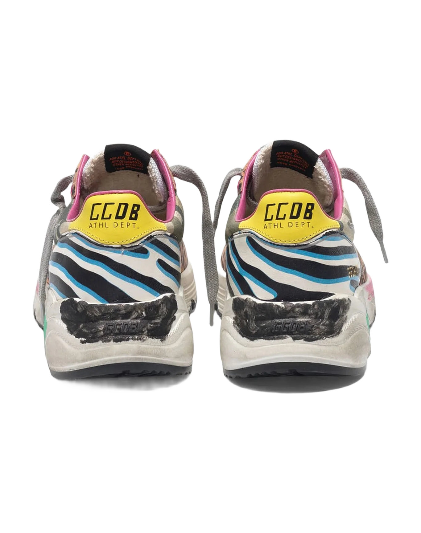 Women | Running Sole Sneakers with Mixed Animal-Print Upper - Image 7
