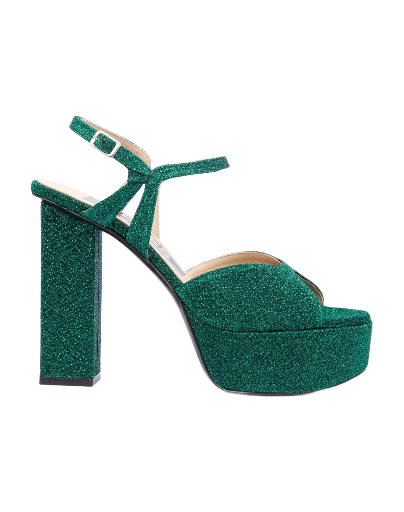 Women | Sandal Maryeve Green Lurex