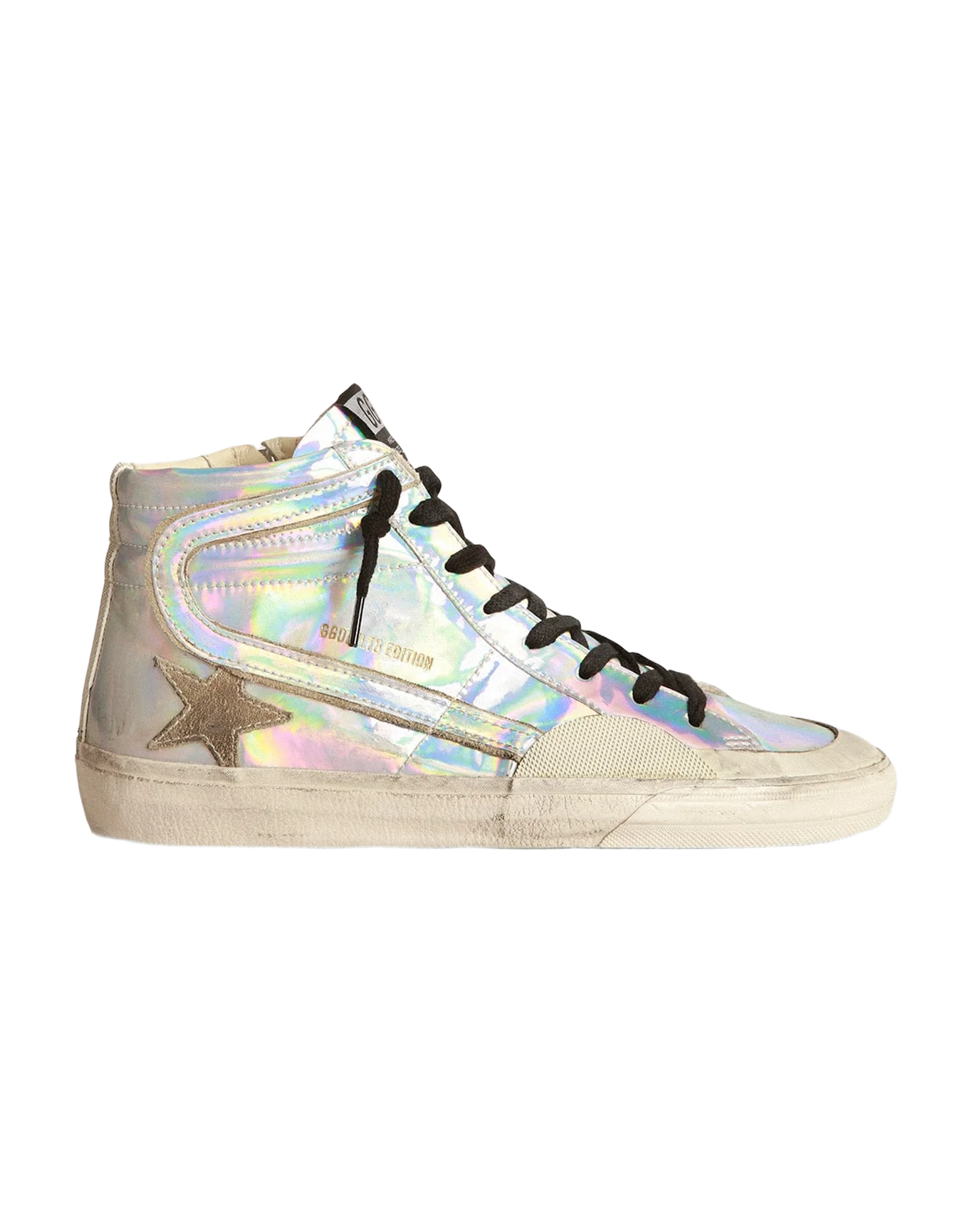 Women | Slide Lab Holographic-Effect Fabric | Silver x Ice - Image 7