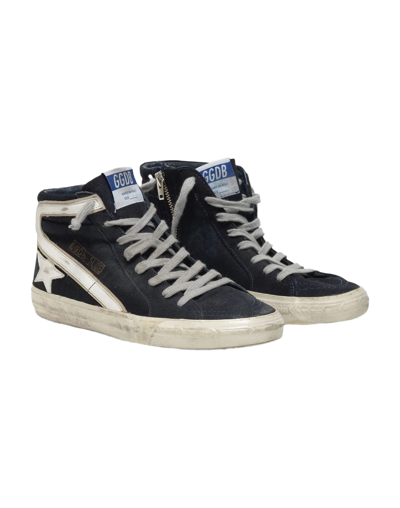 Women | Slide Sneakers Canvas with Contrast Star & Eyelet Threading - Image 3