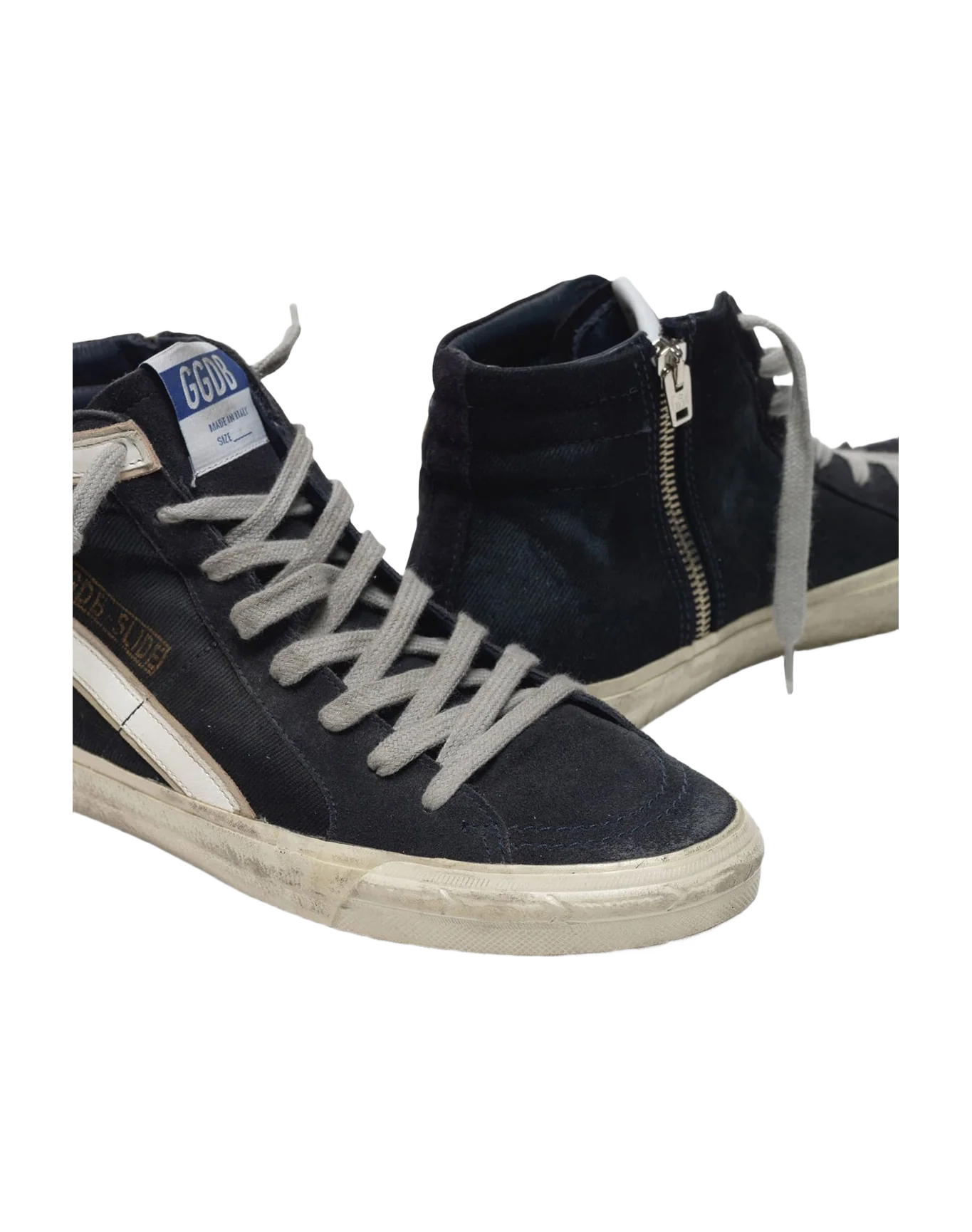 Women | Slide Sneakers Canvas with Contrast Star & Eyelet Threading - Image 4