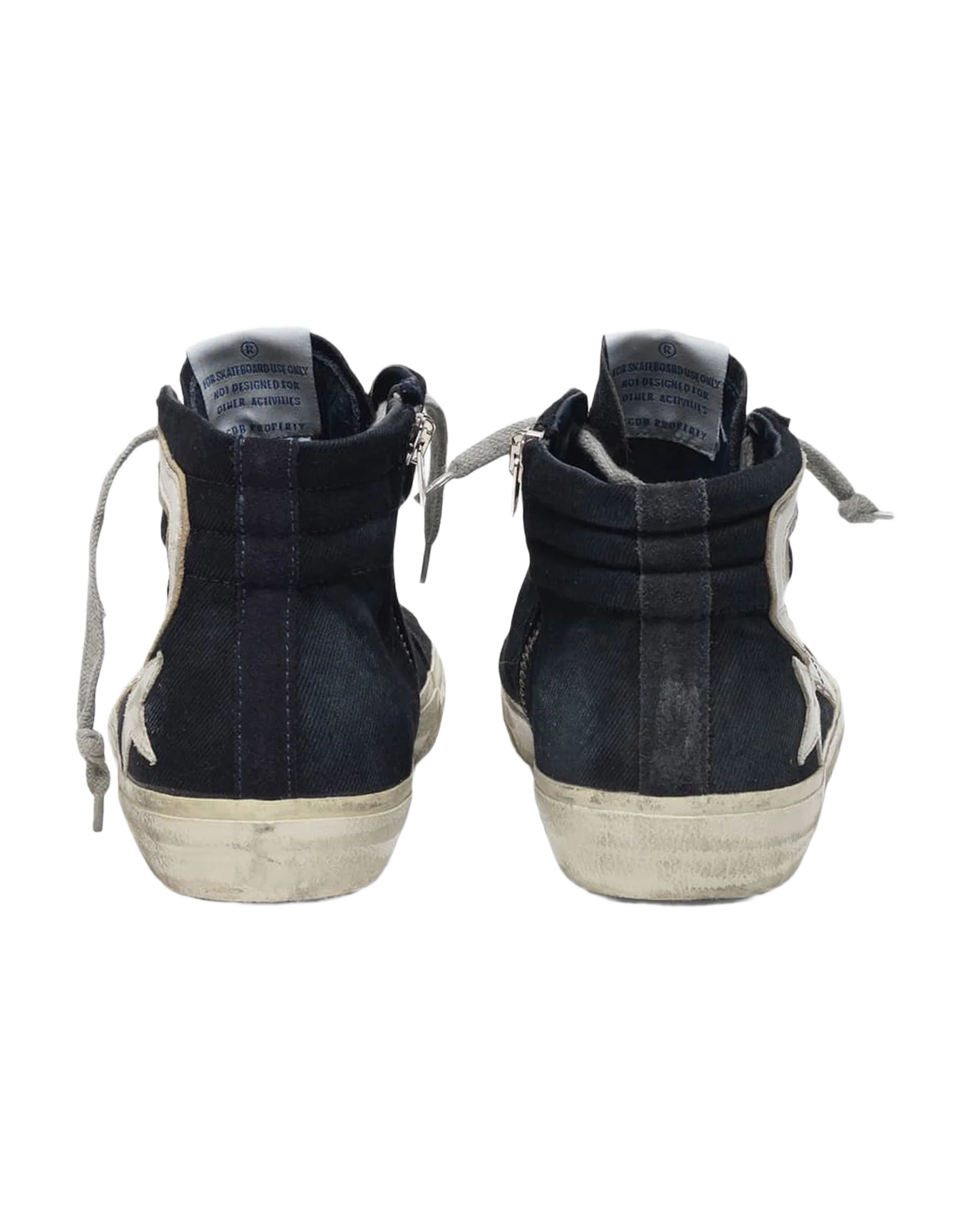 Women | Slide Sneakers Canvas with Contrast Star & Eyelet Threading - Image 6