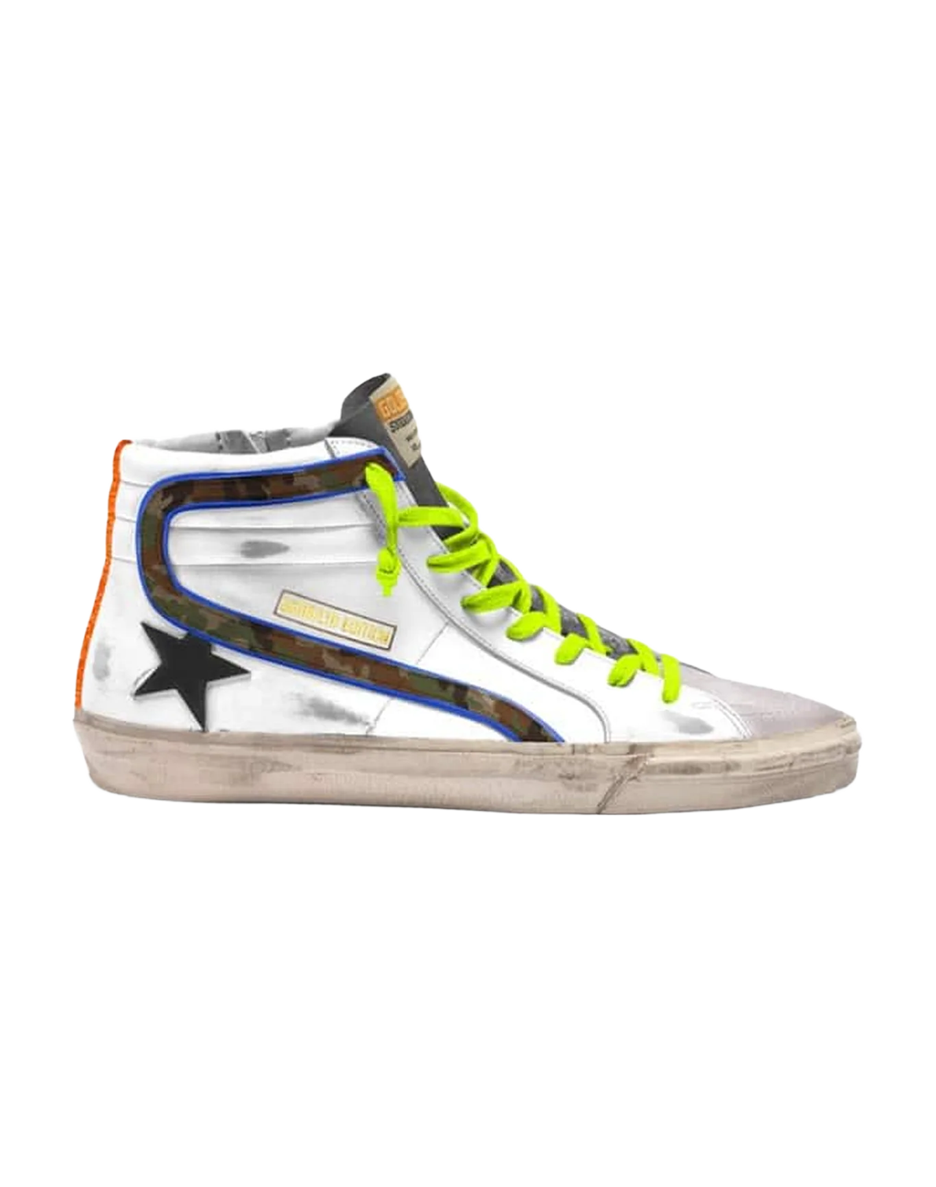 Women | Slide Sneakers with Camouflage Flash & Fluorescent Laces - Image 5