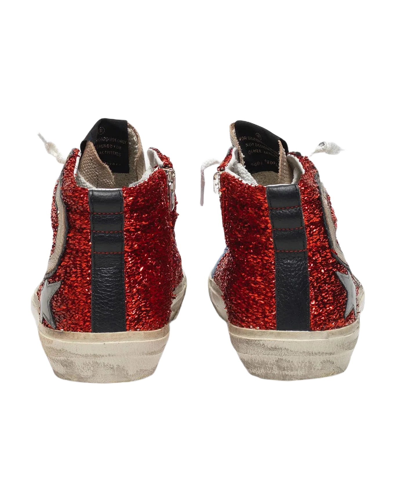 Women | Slide Sneakers with Weaved Finish & Metallic Inserts - Image 4