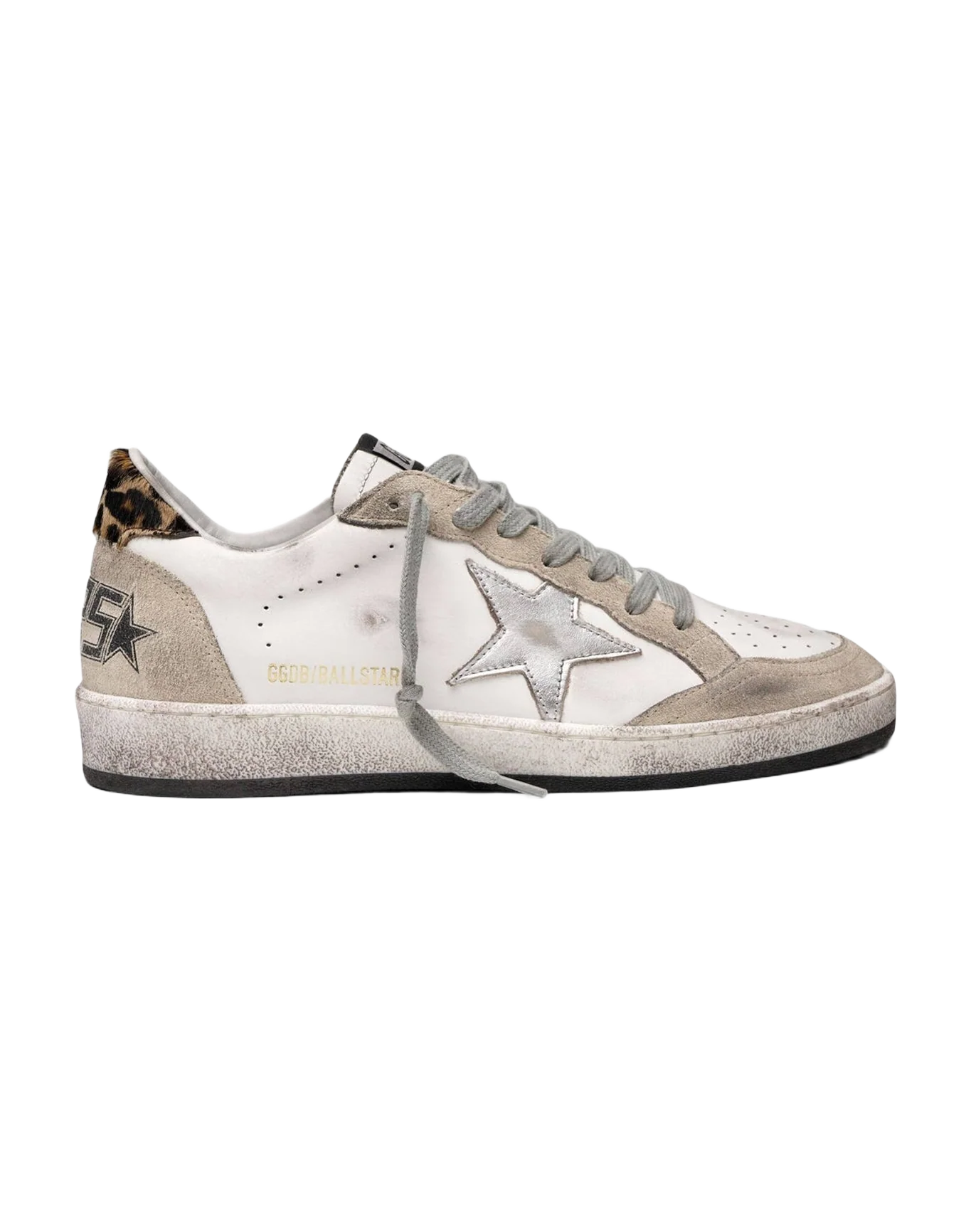 Women | Sneakers Ball Star Col A75 Pearl Suede-Horsy-Silver