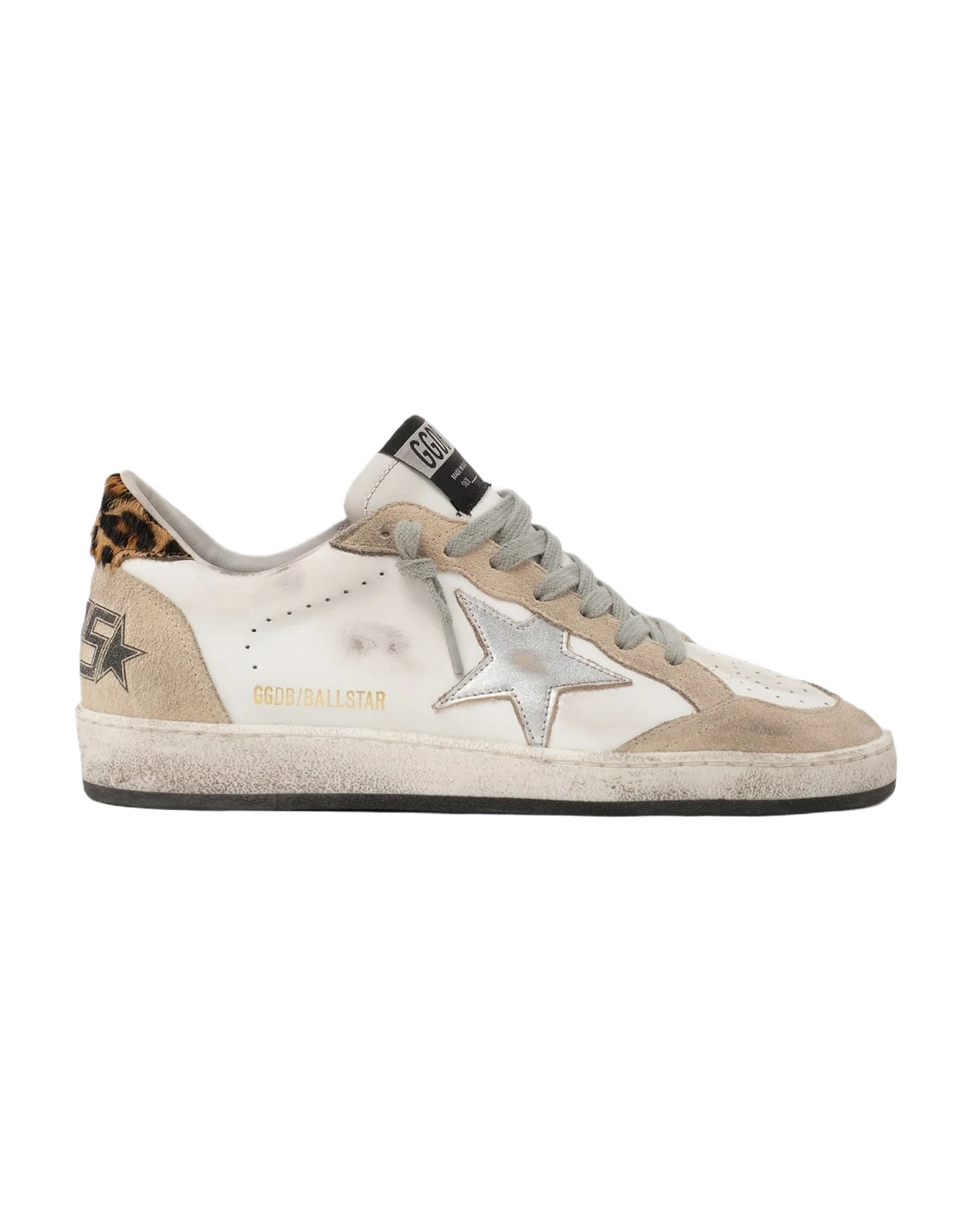 Women | Sneakers Ball Star Col A75 Pearl Suede-Horsy-Silver - Image 5