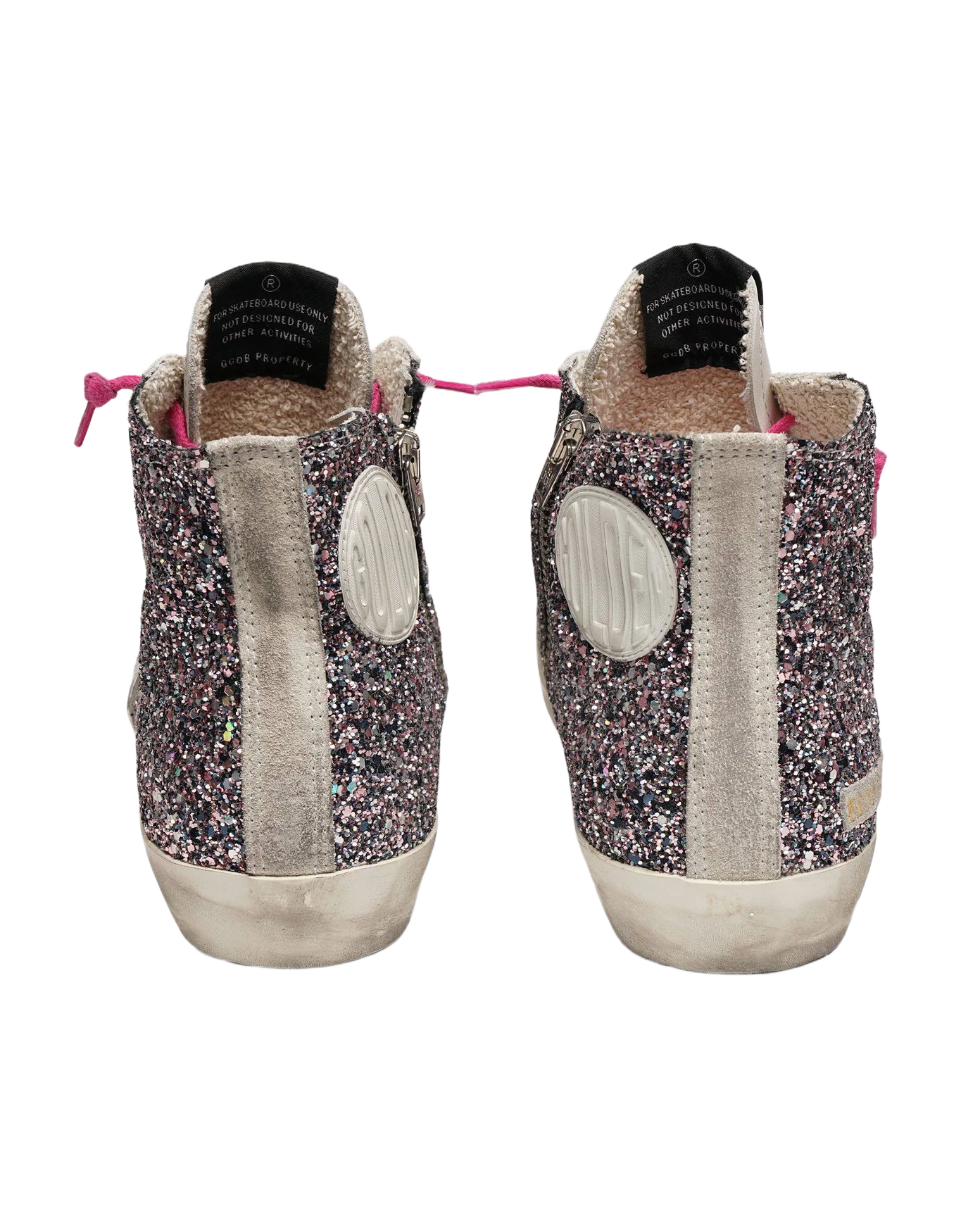 Women | Sneakers Francy Col C68 Pink-Gray Glitter-White Star - Image 2