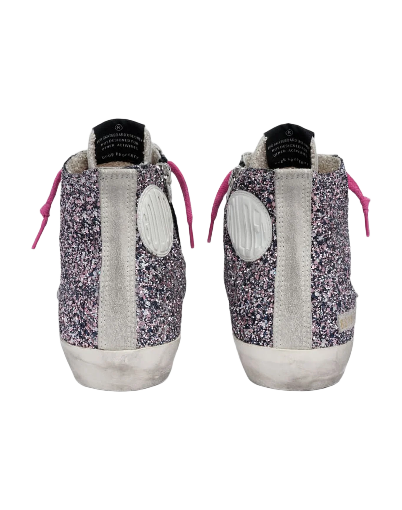 Women | Sneakers Francy Col C68 Pink-Gray Glitter-White Star - Image 5