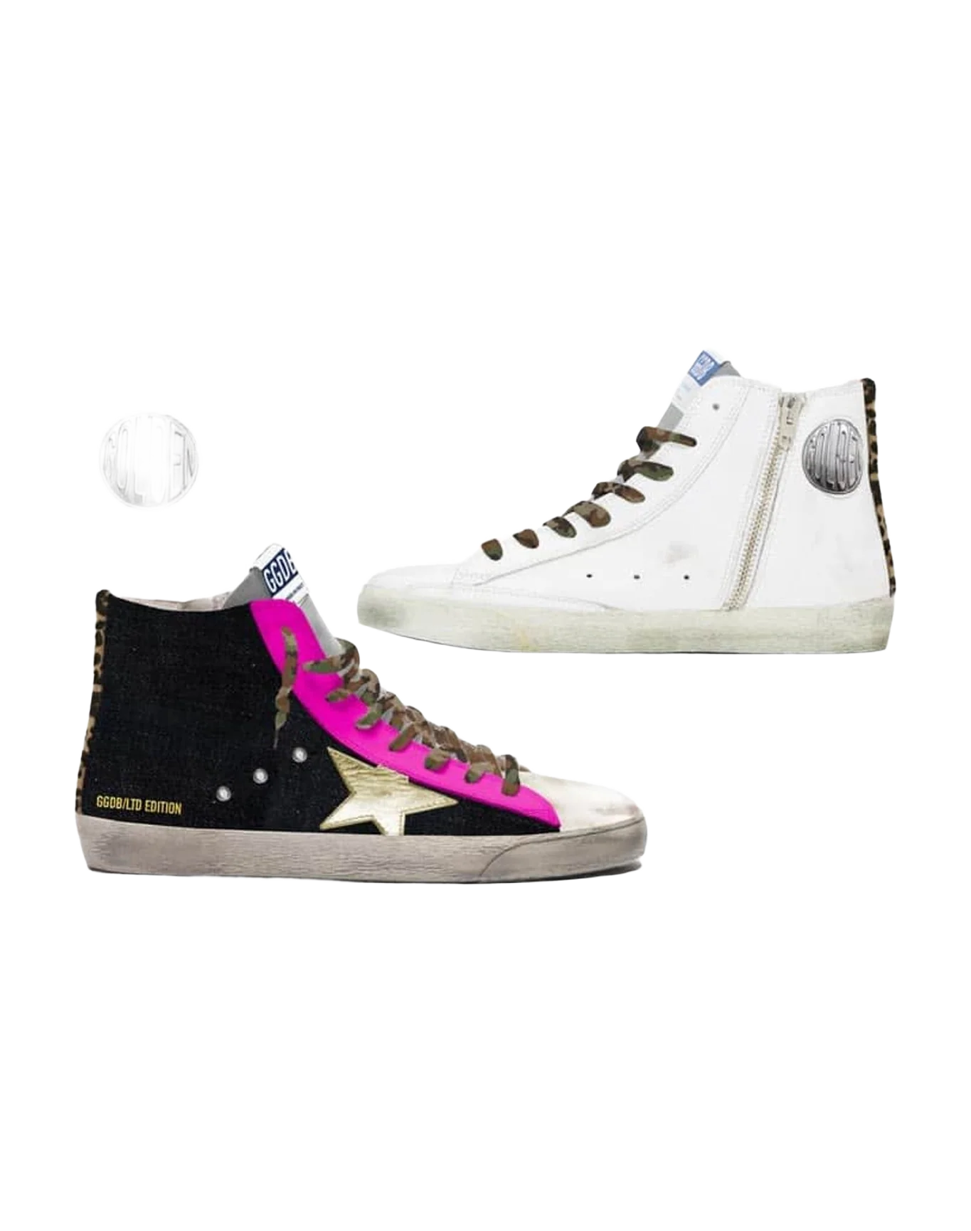 Women | Sneakers Francy Col C86 White Inside-Black Outside