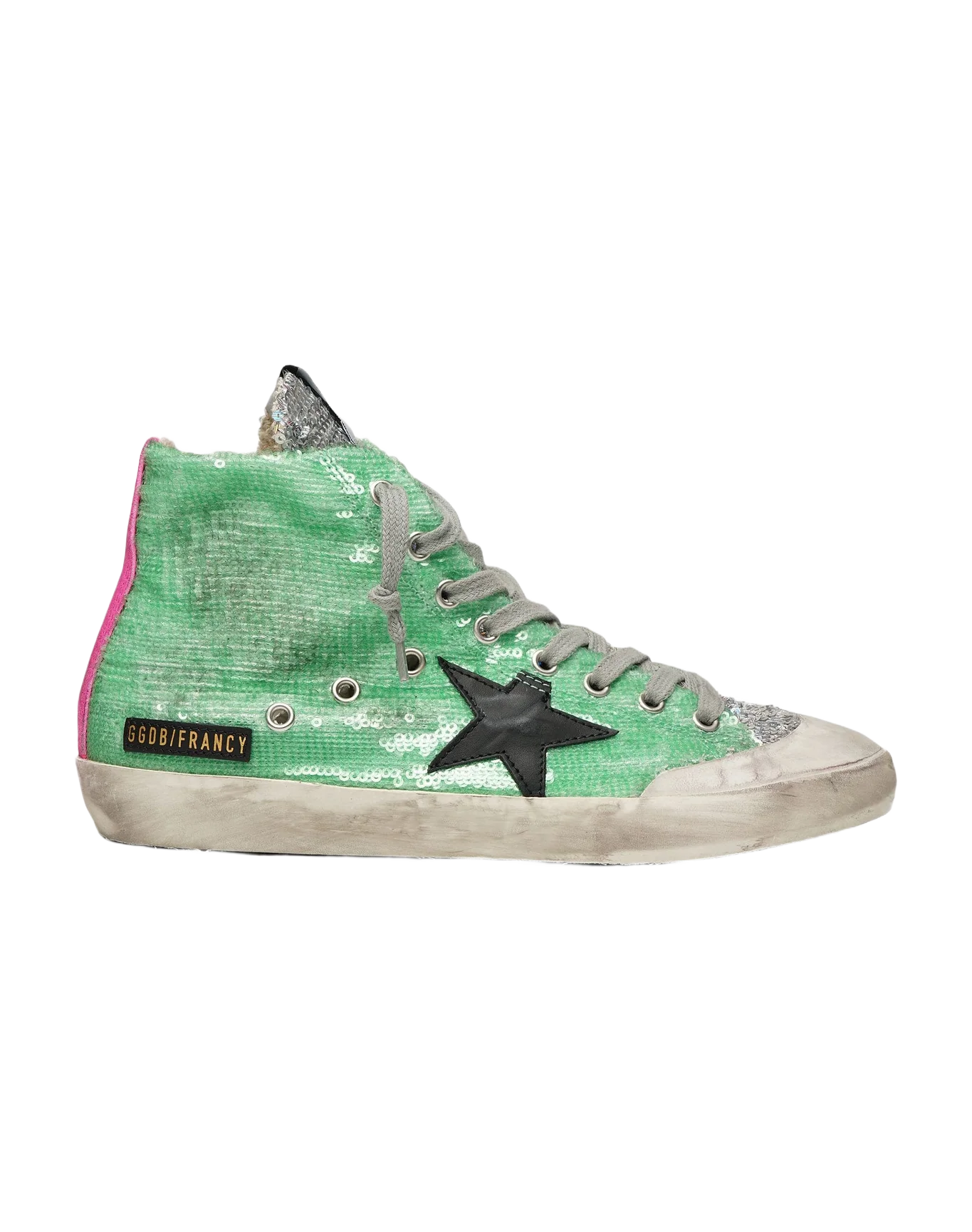 Women | Sneakers Francy Multifoxing-Green Pailettes - Image 2