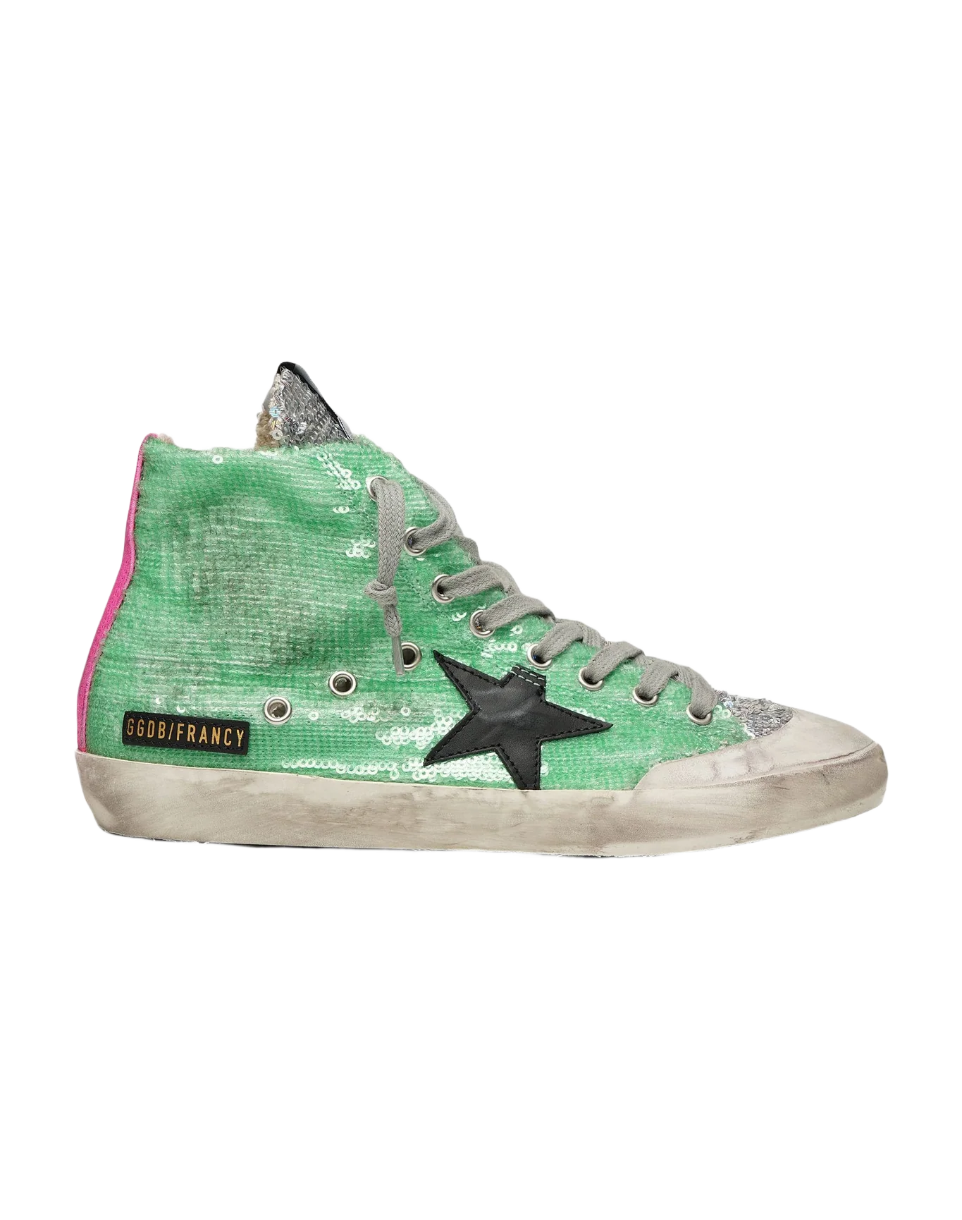 Women | Sneakers Francy Multifoxing-Green Pailettes - Image 3