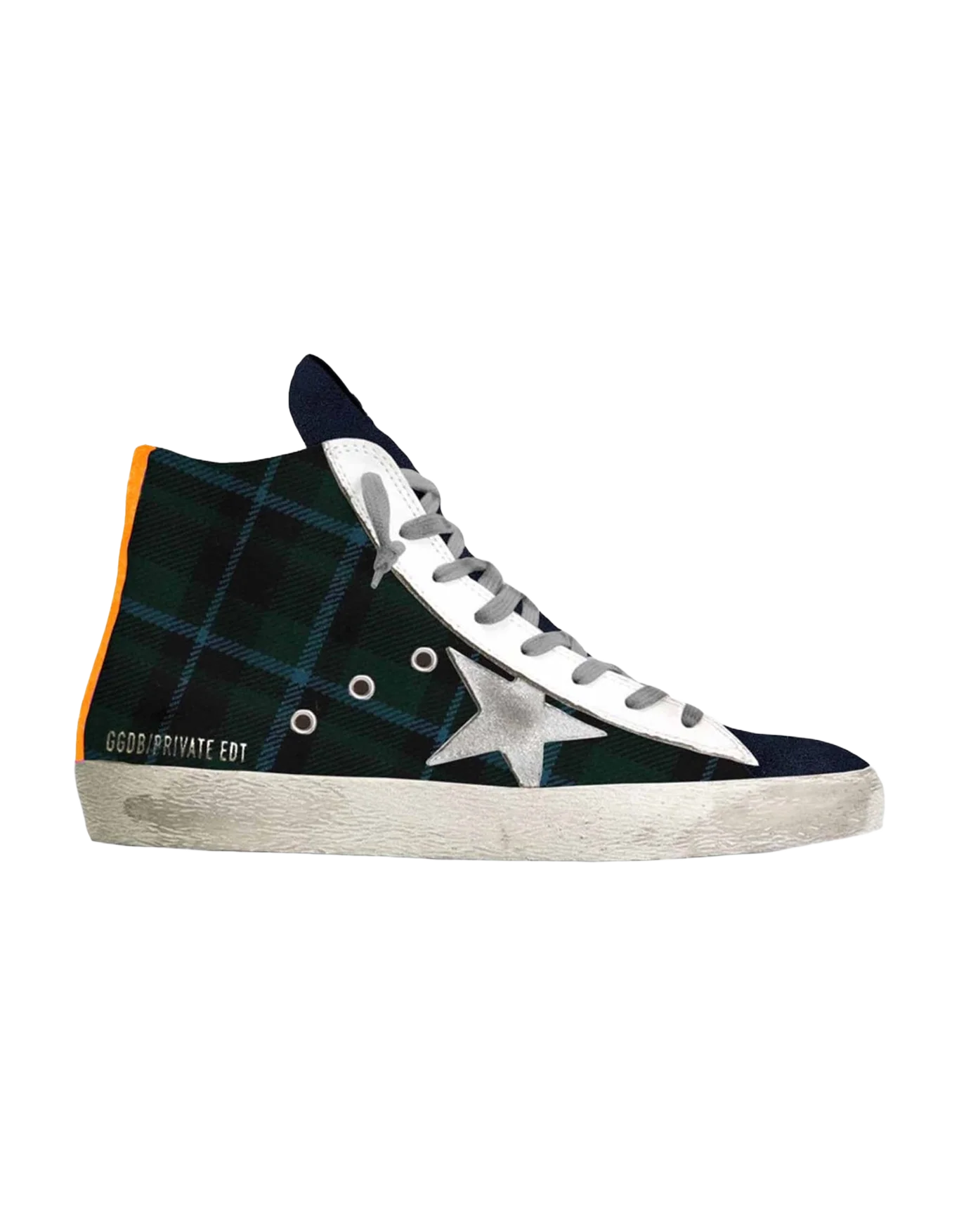 Women | Sneakers Francy Navy Green Check