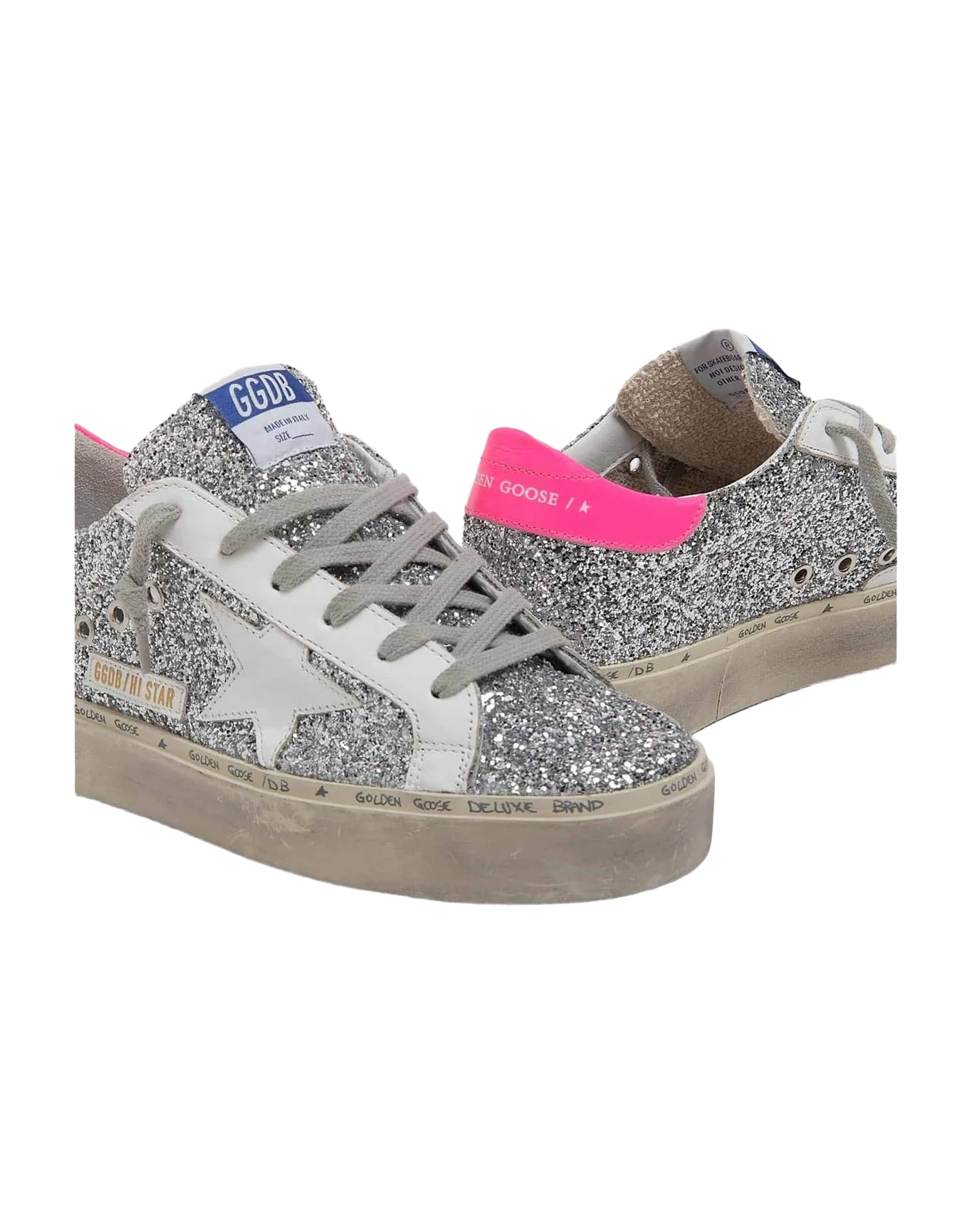 Women | Sneakers Hi Star Silver Glitter-White Star