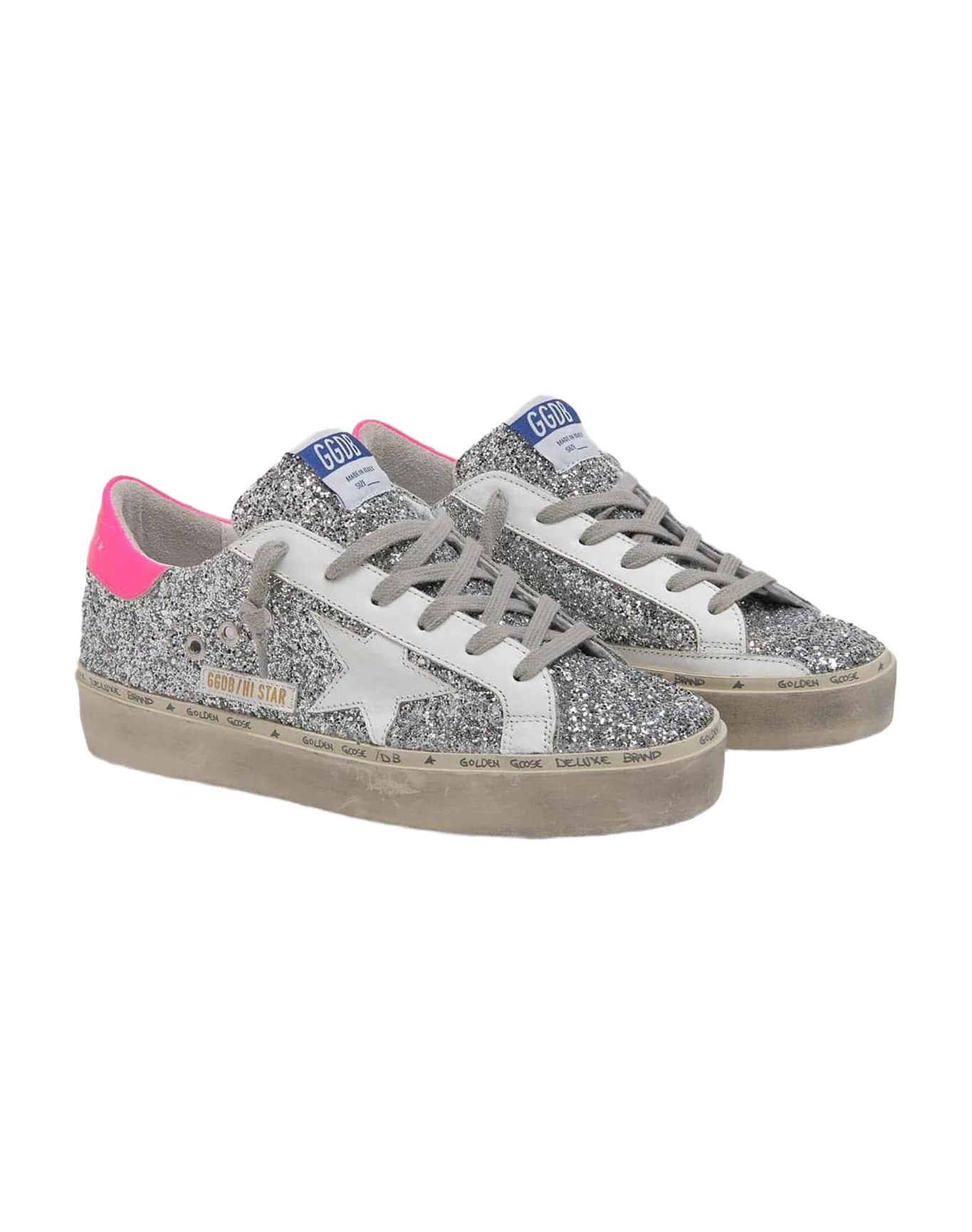 Women | Sneakers Hi Star Silver Glitter-White Star - Image 2