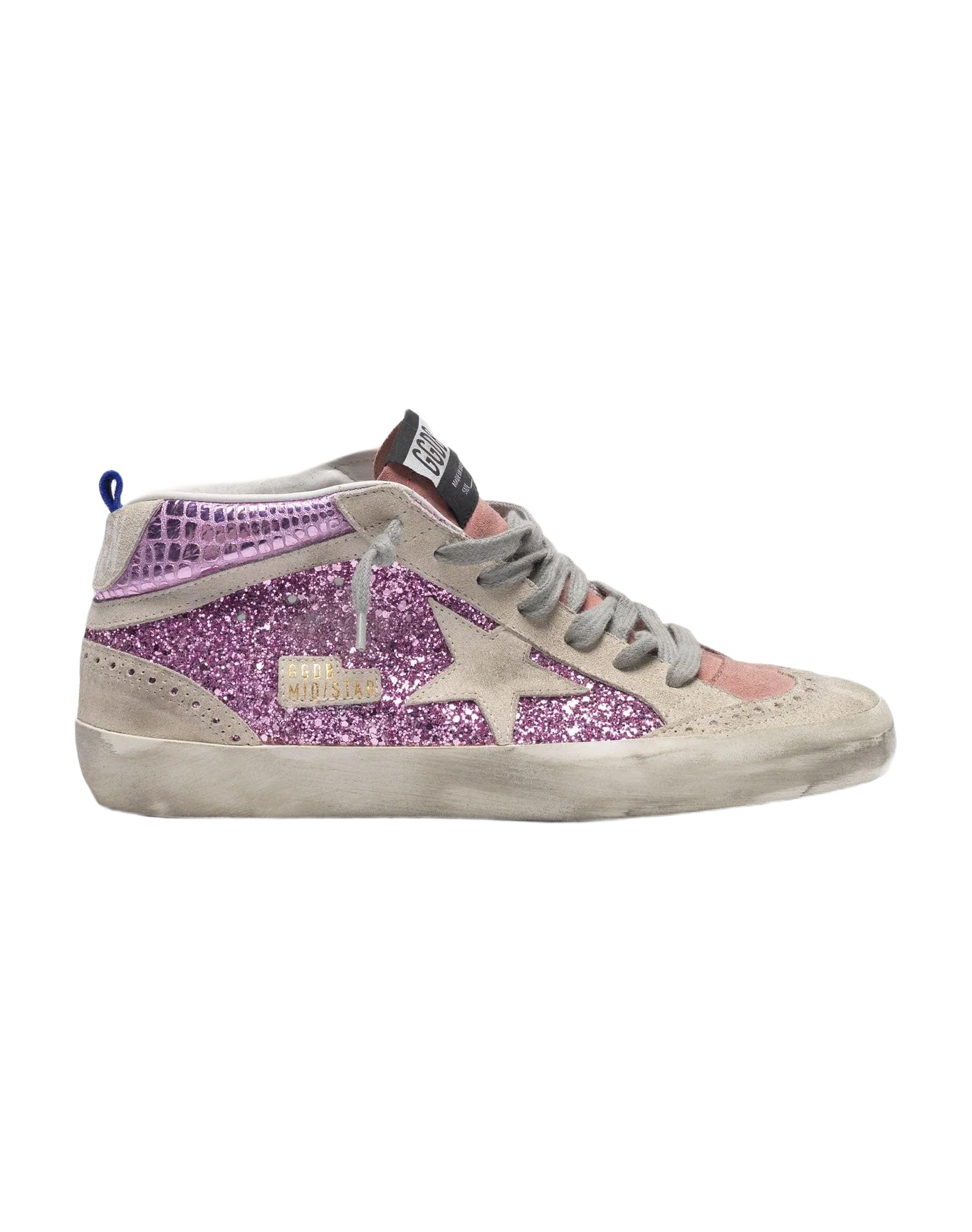 Women | Sneakers Mid Star Pink Glitter Cocco-Ice Star - Image 2