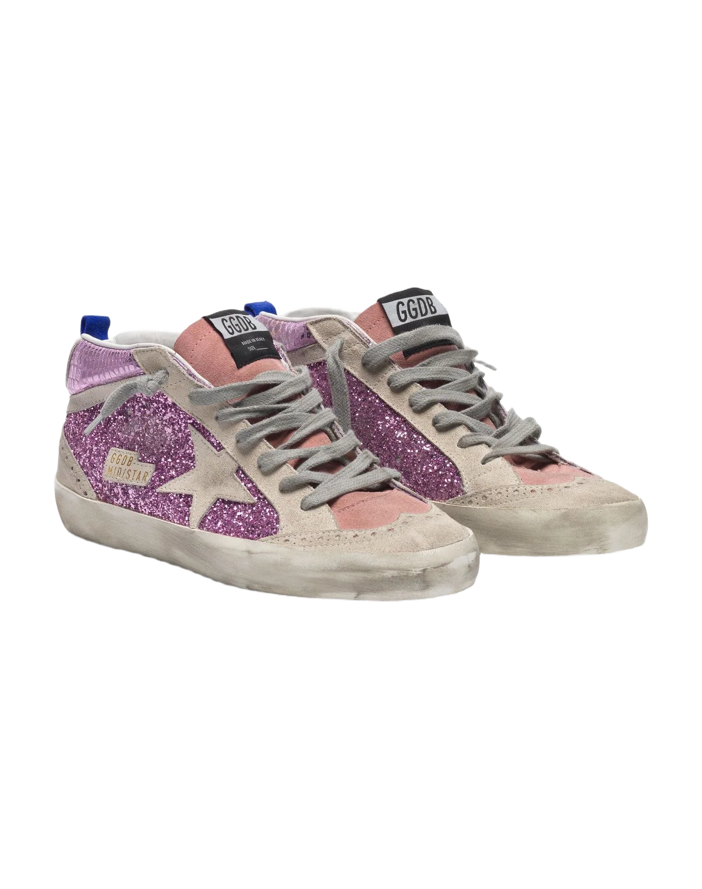 Women | Sneakers Mid Star Pink Glitter Cocco-Ice Star - Image 5