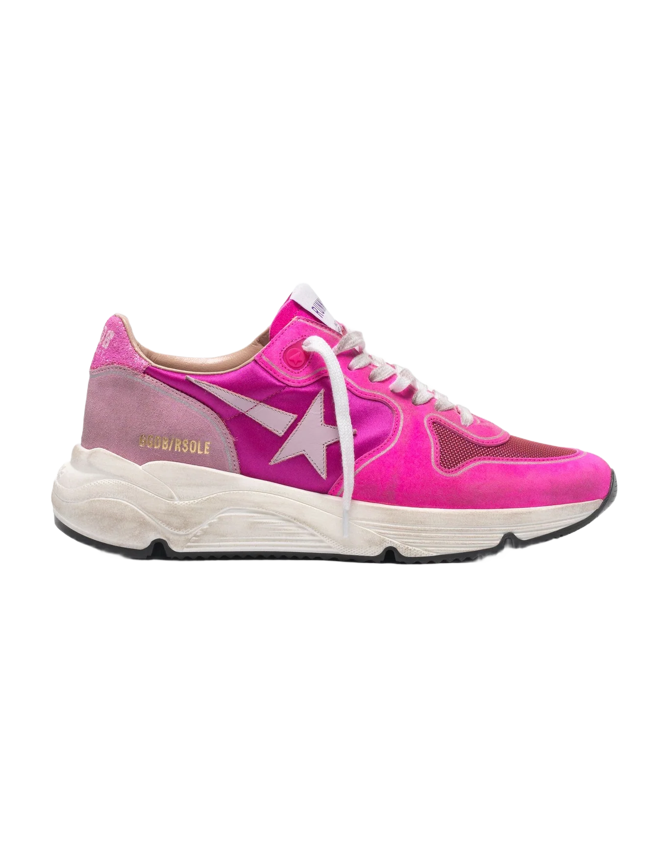 Women | Sneakers Running Sole Col N1 Fuxia Suede-Pink Star - Image 4