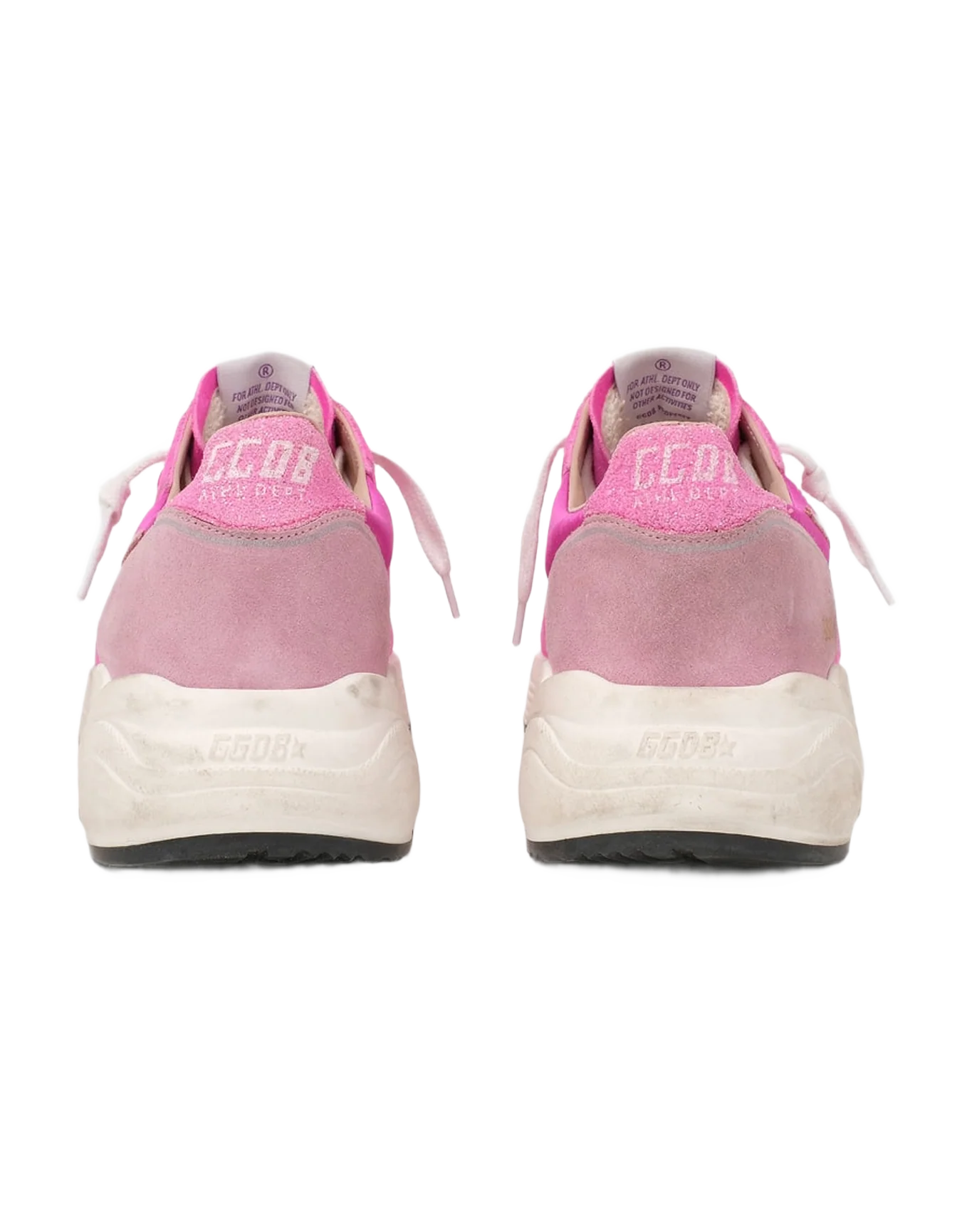 Women | Sneakers Running Sole Col N1 Fuxia Suede-Pink Star - Image 5