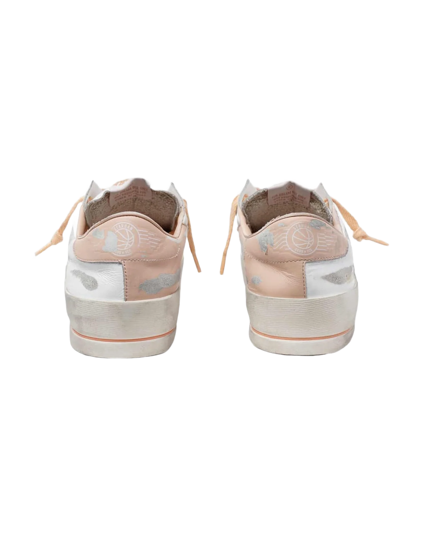 Women | Sneakers Stardan White Leather-Pastel Peach - Image 4