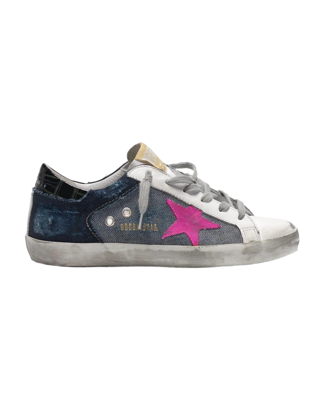 Women | Sneakers Super-Star Blue Denim-Fuxia Suede - Image 6