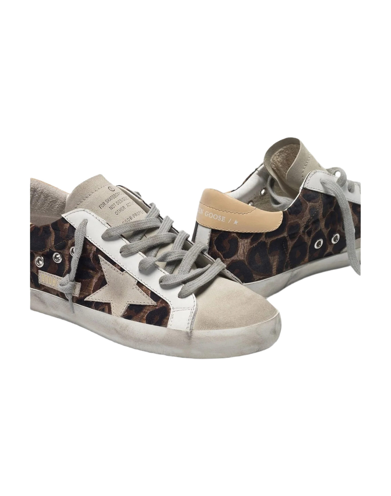 Women | Sneakers Super-Star Leopard Fabric-Hazelnu