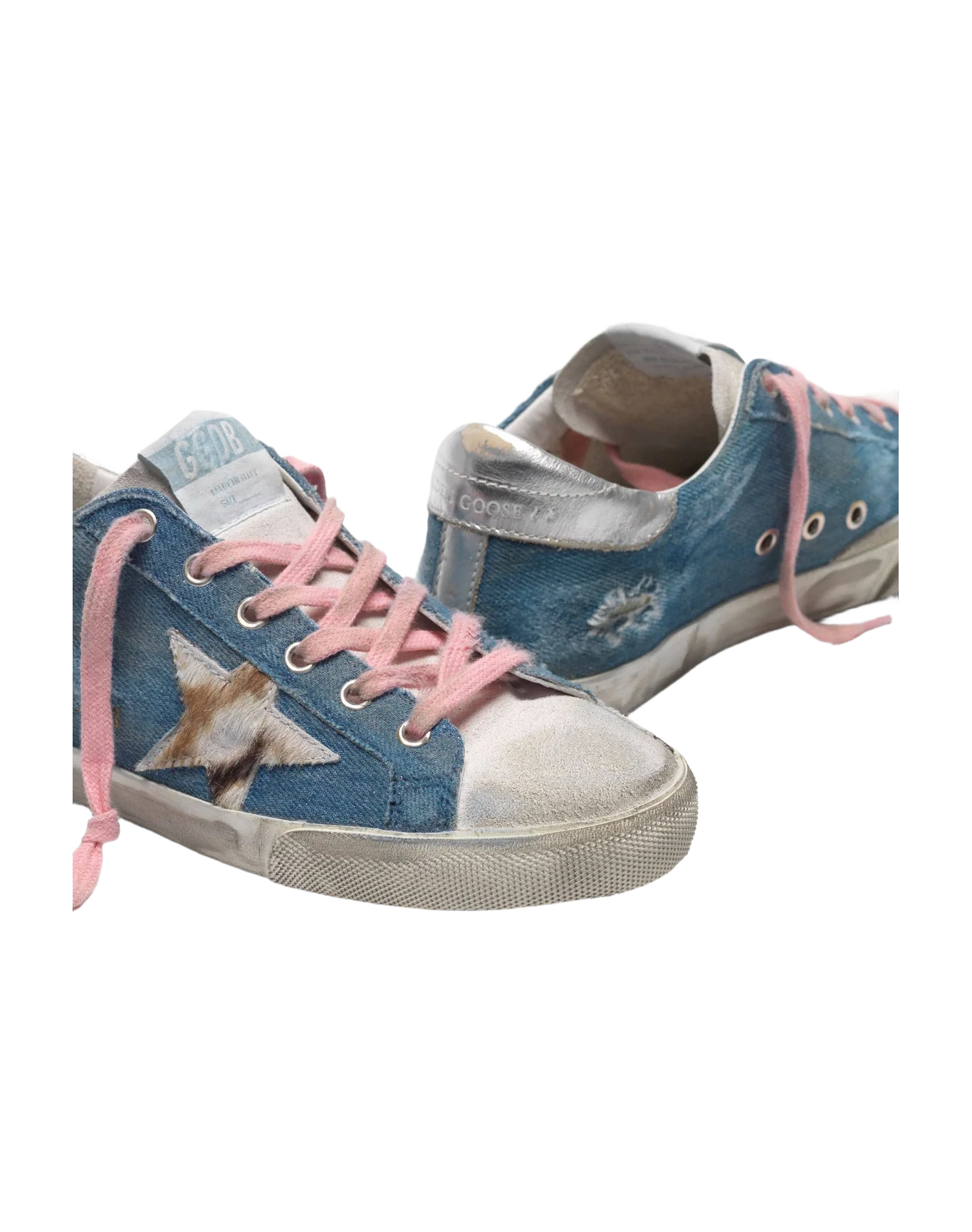 Women | Sneakers Super-Star Light Blue Denim-Cow Star - Image 5