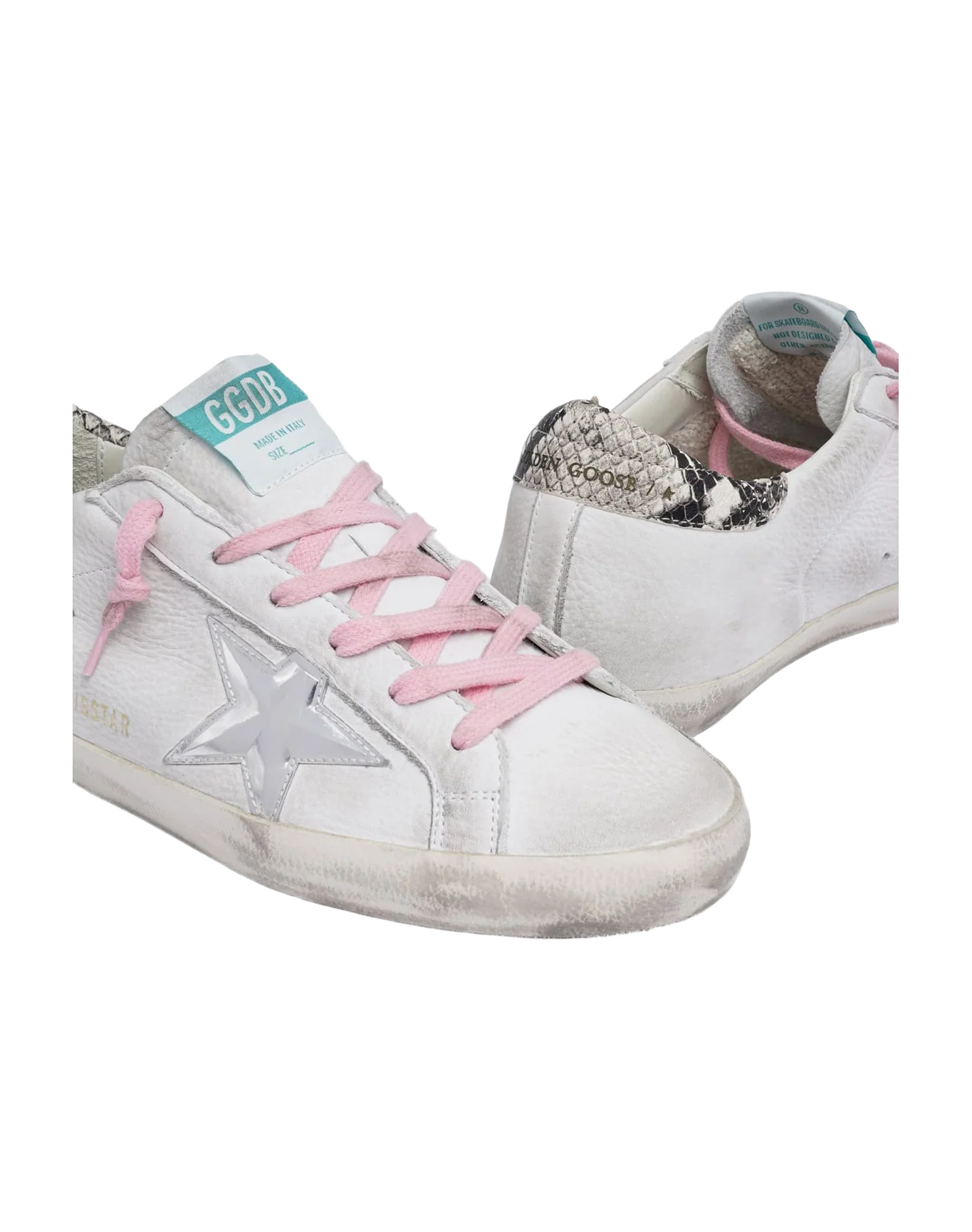 Women | Sneakers Super-Star White Nabuk-3D Star - Image 4
