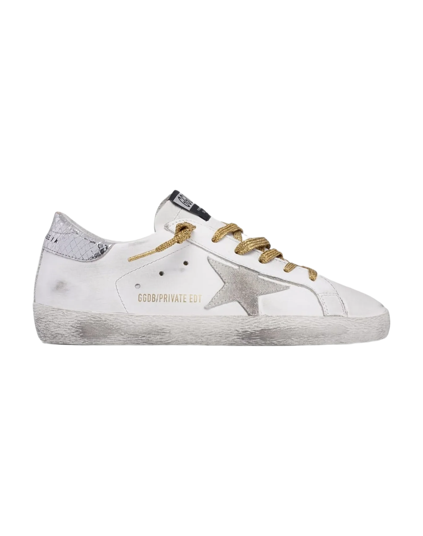 Women | Sneakers Superstar Col N64 Nm-White Leather-Gold Silver