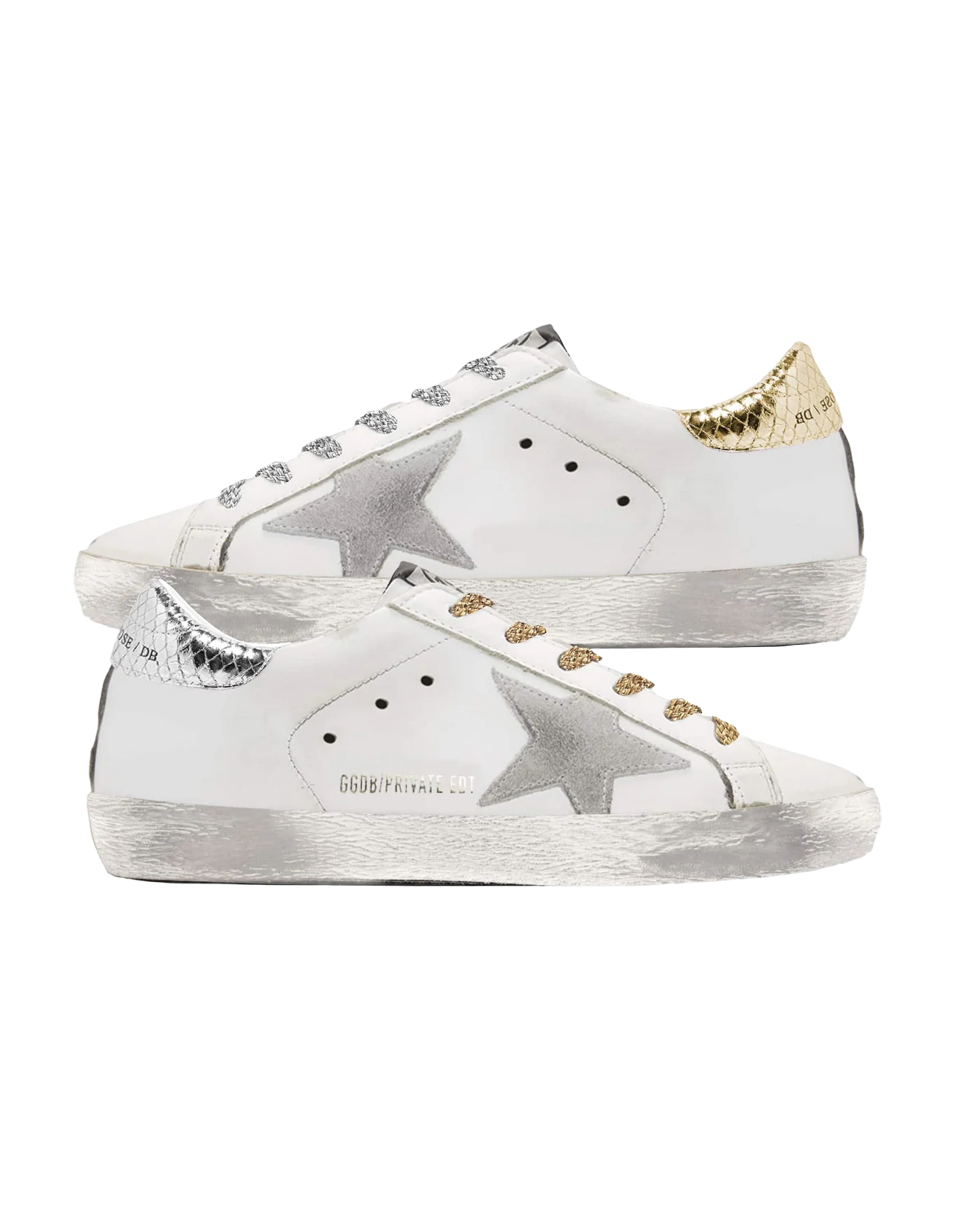 Women | Sneakers Superstar Col N64 Nm-White Leather-Gold Silver - Image 2