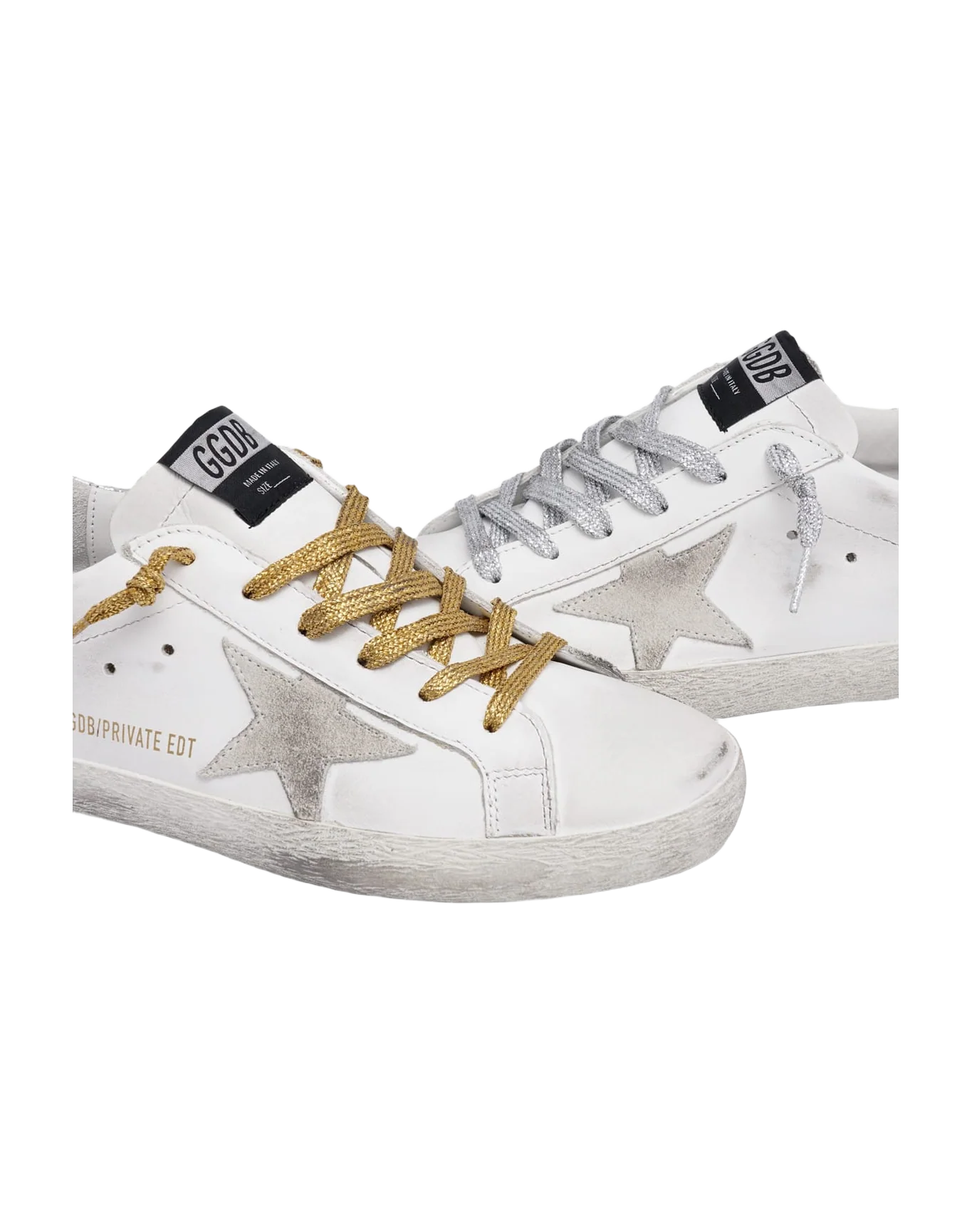 Women | Sneakers Superstar Col N64 Nm-White Leather-Gold Silver - Image 5