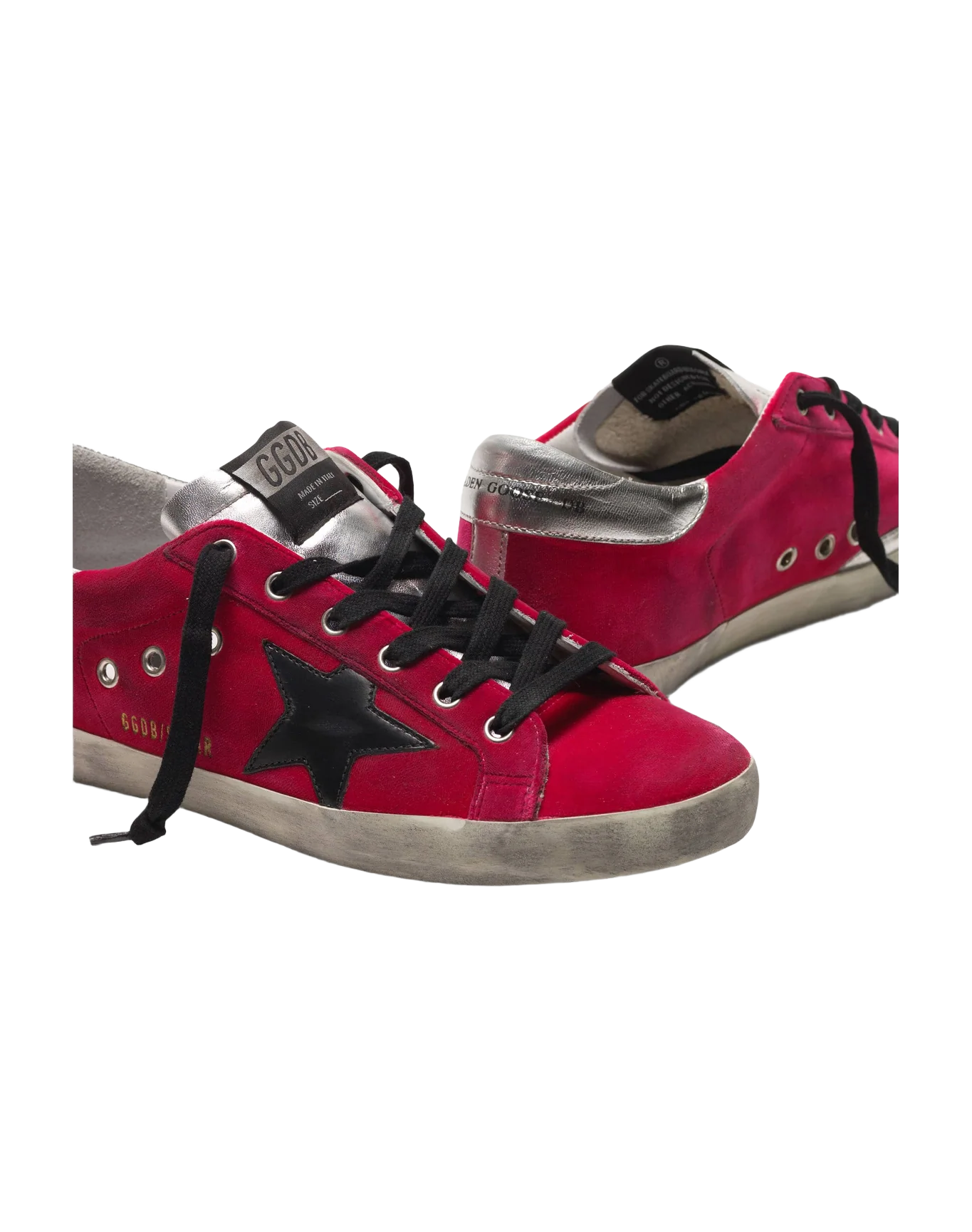Women | Sneakers Superstar Fuxia Velvet-Black Star - Image 3