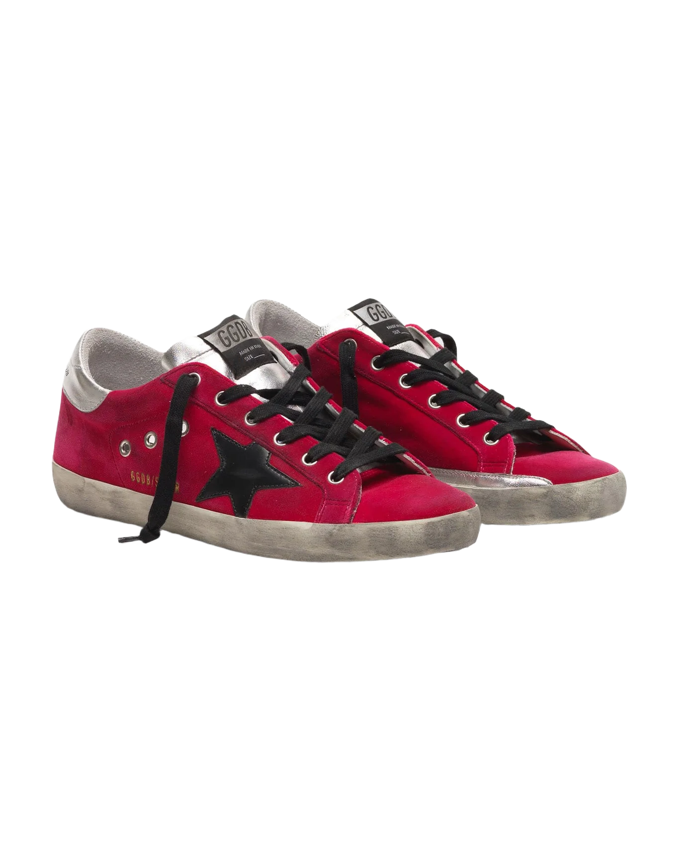 Women | Sneakers Superstar Fuxia Velvet-Black Star - Image 4