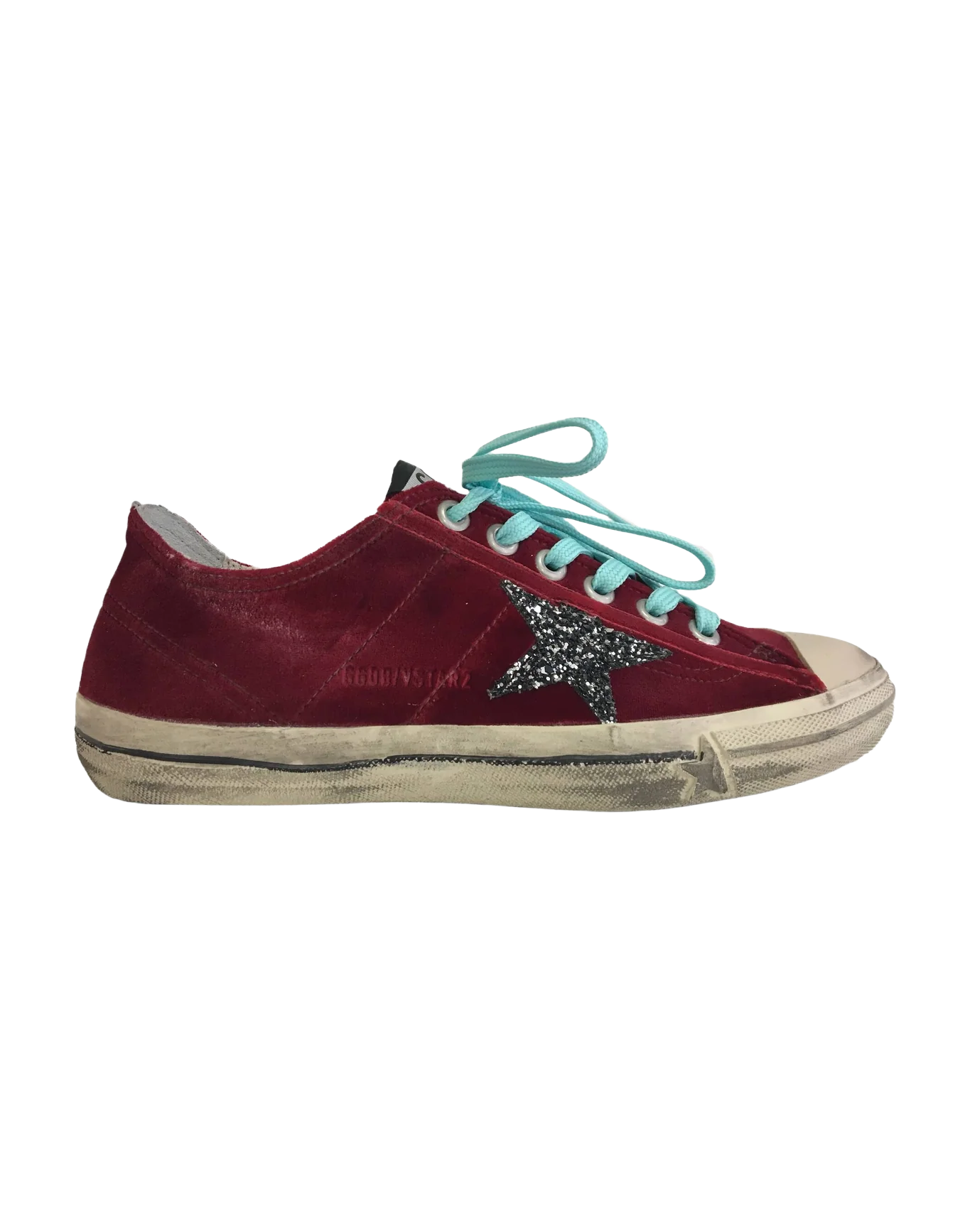 Women | Sneakers V-Star Red Velvet/Grey Glitter - Image 2