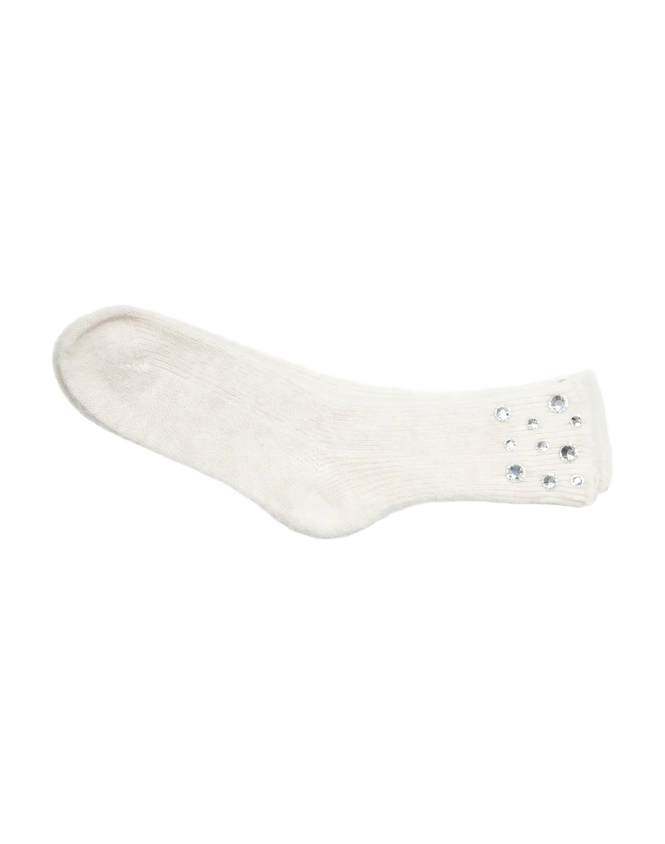 Women | Socks Ormea White with Diamonds - Image 4