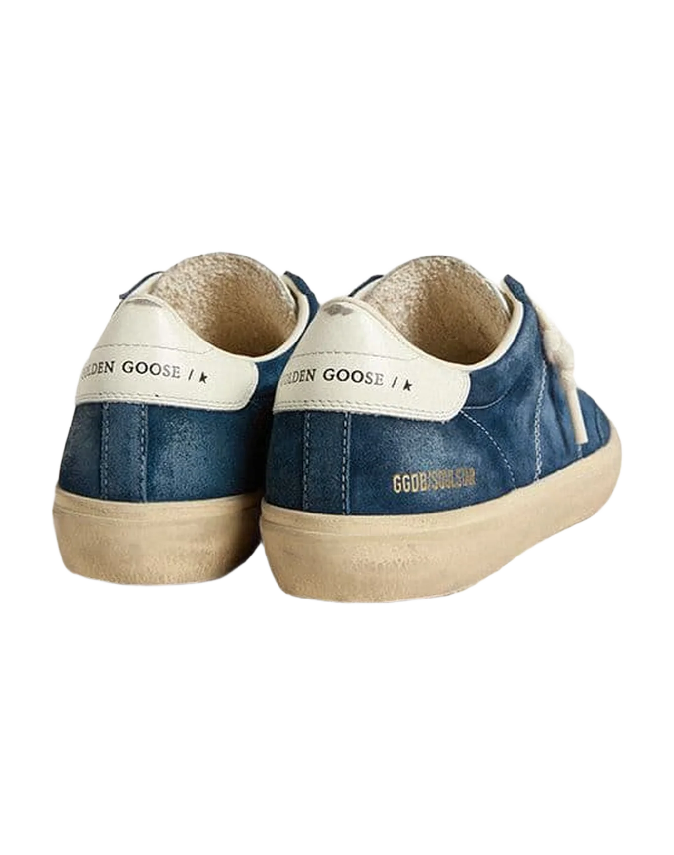 Women | Soul Star Blue Suede with White Leather Heel Tab | Blue x Milk - Image 5