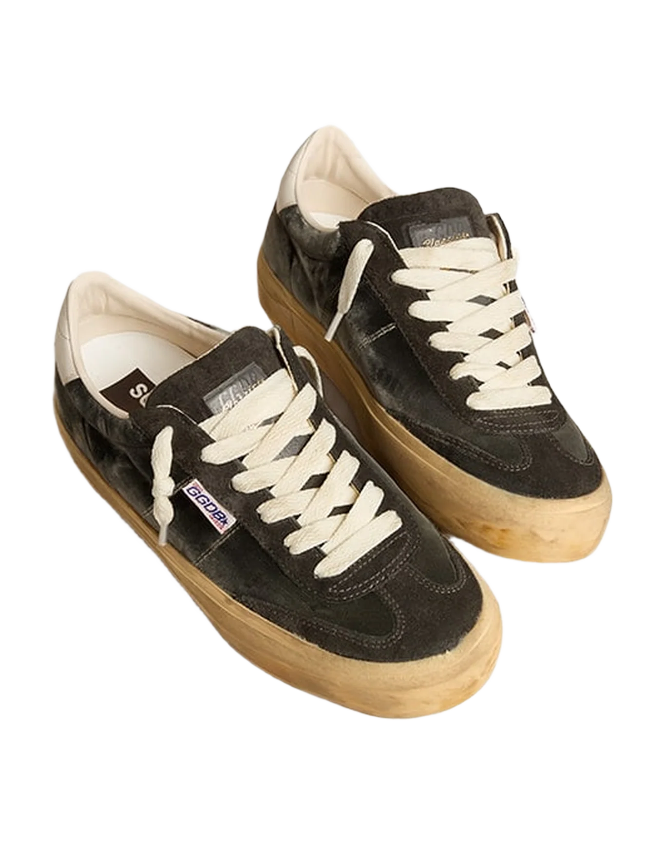 Women | Soulstar Black Sneakers | Dark Grey x Milk - Image 4