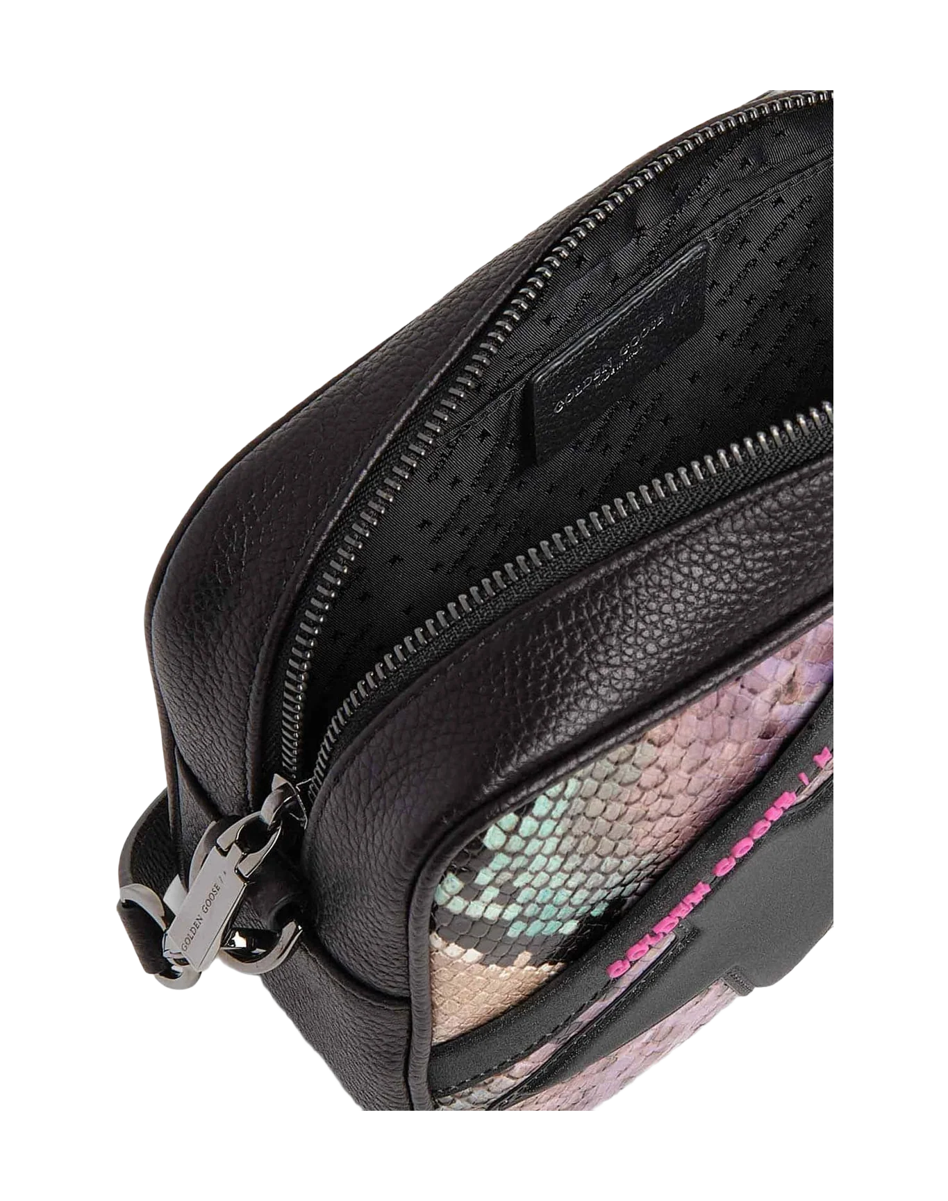 Women | Star Bag with Python Print & Glitter Star - Image 2