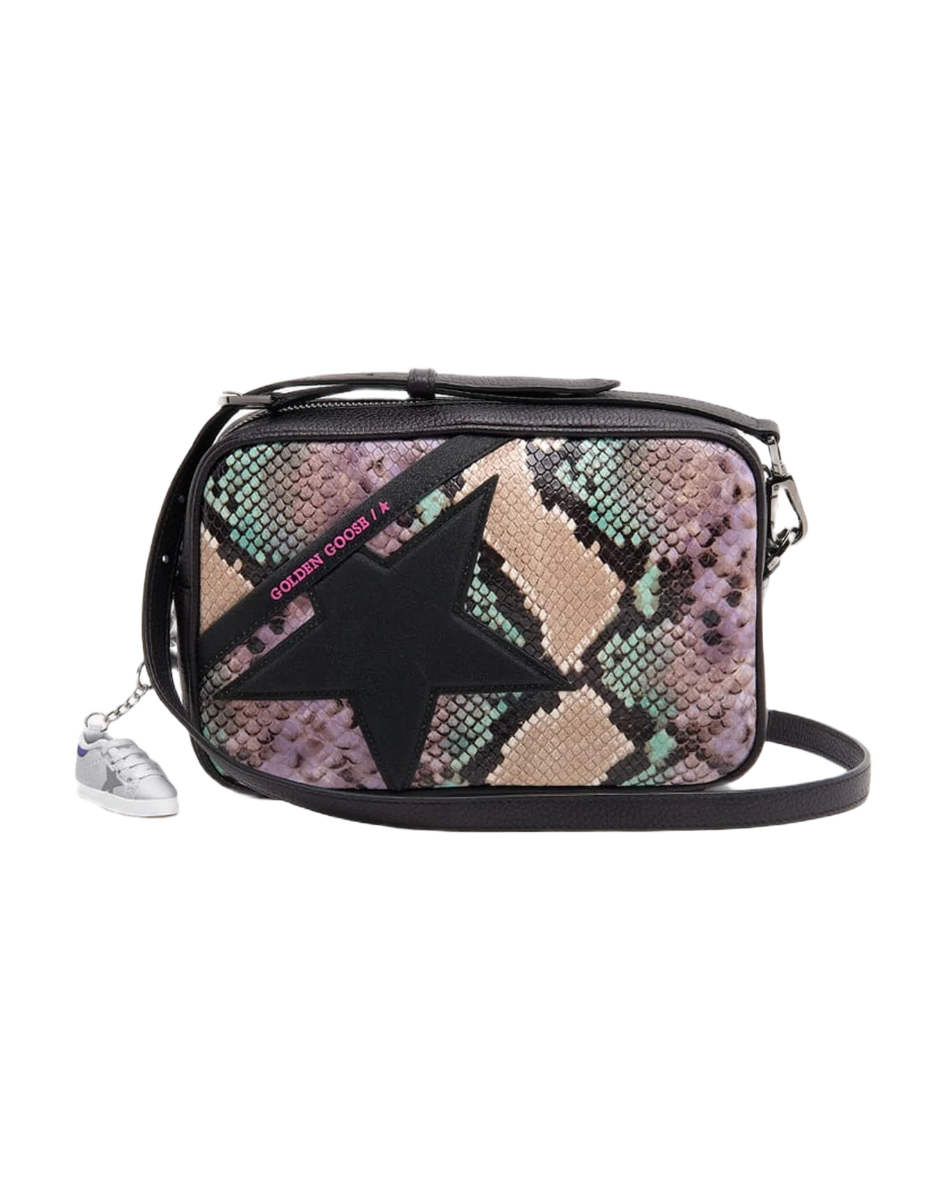 Women | Star Bag with Python Print & Glitter Star - Image 4
