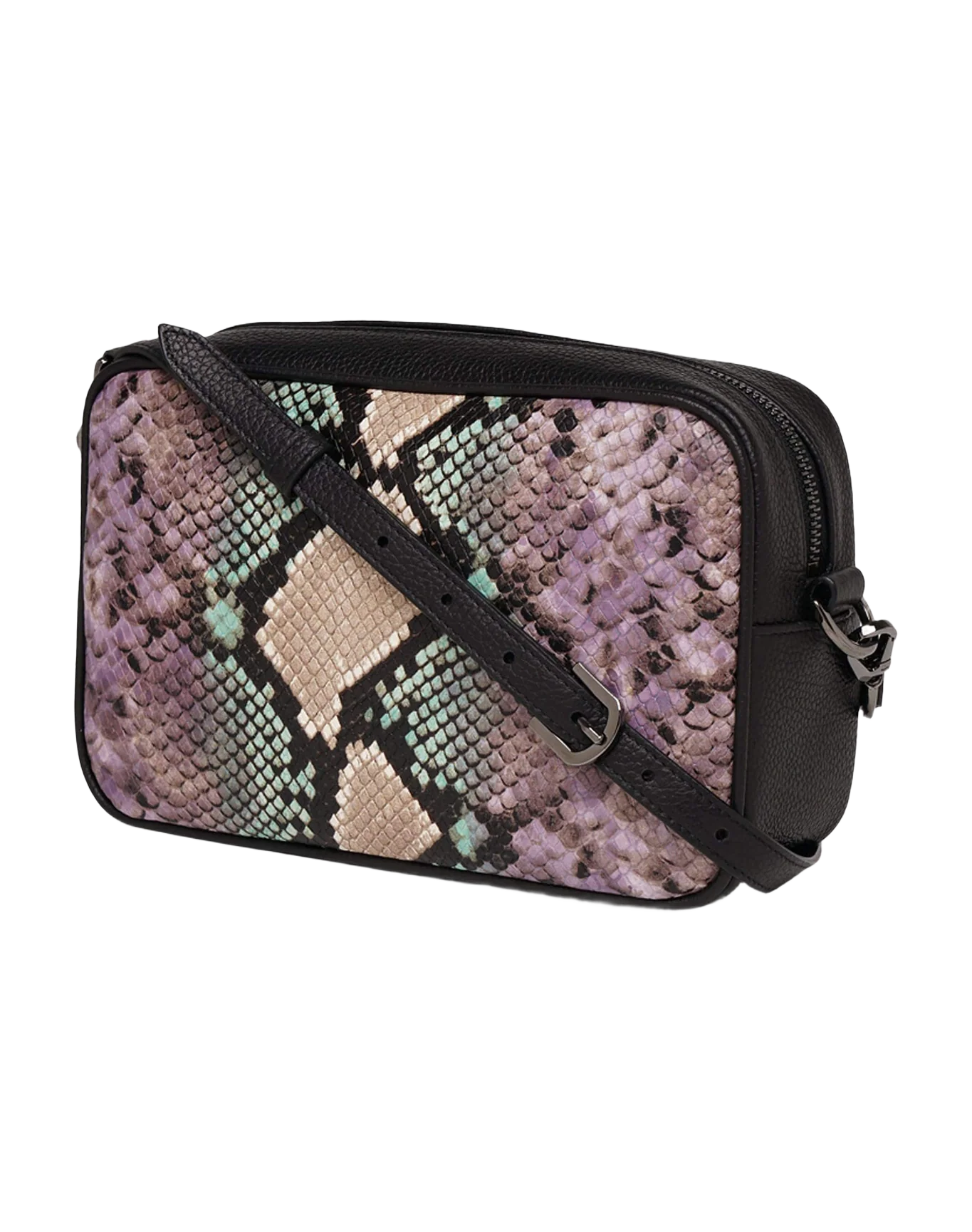 Women | Star Bag with Python Print & Glitter Star - Image 6