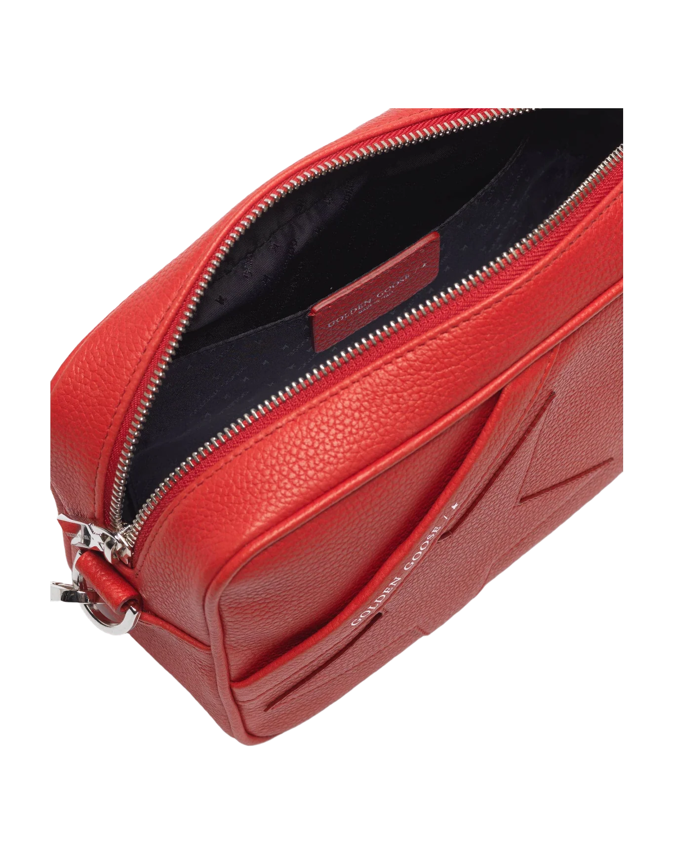Women | Star Bag with Shoulder Strap Made Of Pebbled Leather - Image 7