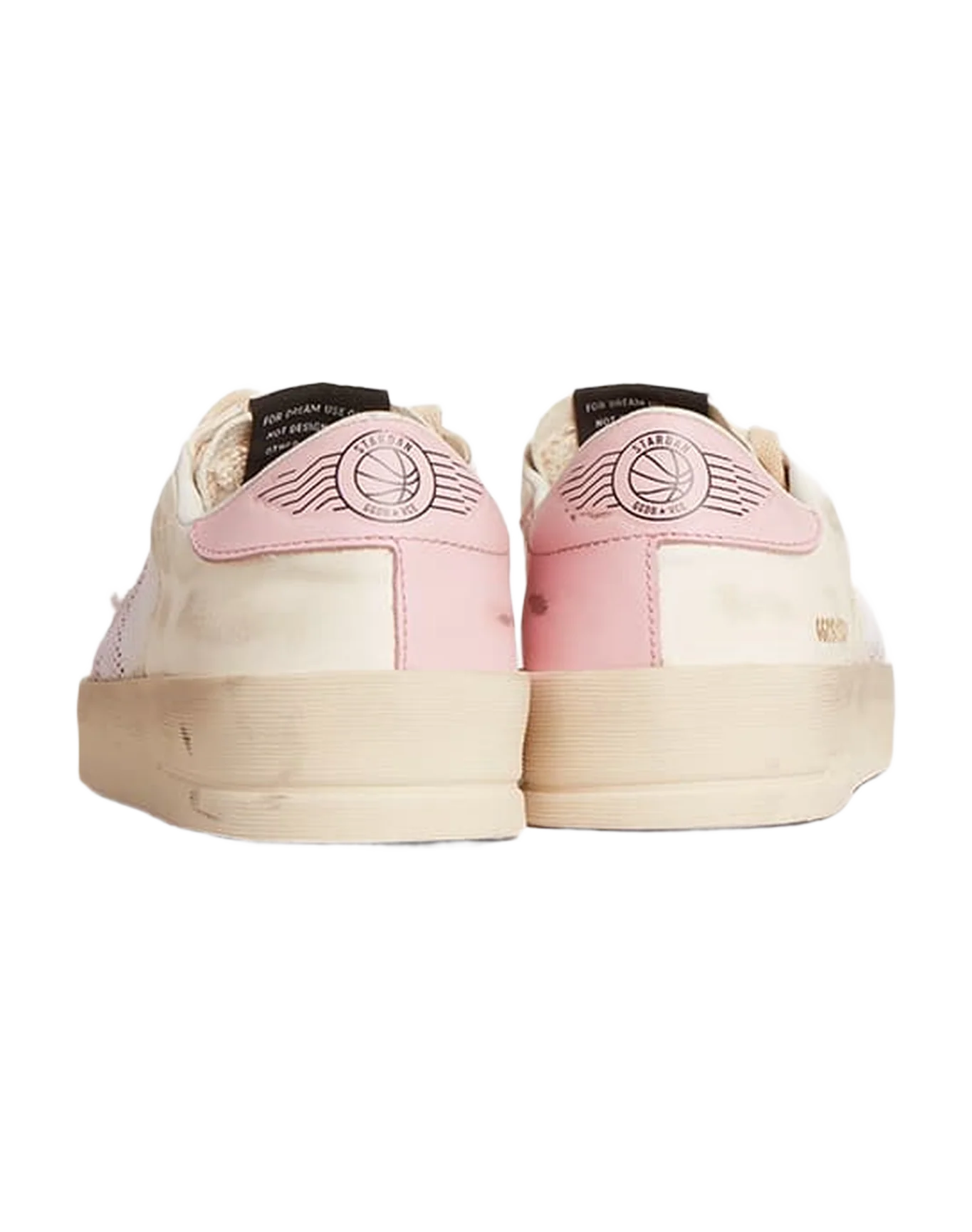 Women | Stardan Sneakers with Pink Star | White x Orchid Pink - Image 2