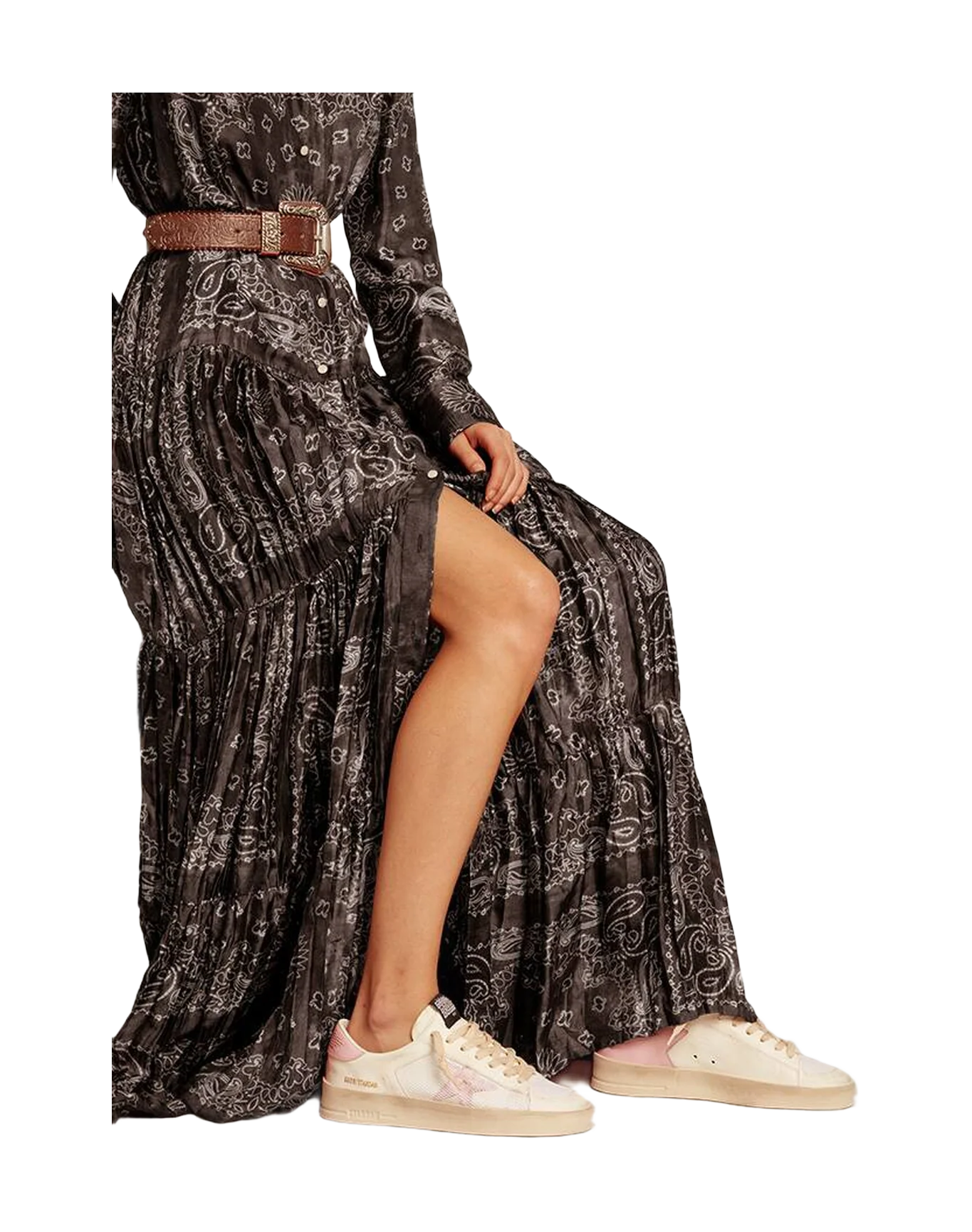 Women | Stardan Sneakers with Pink Star | White x Orchid Pink - Image 6