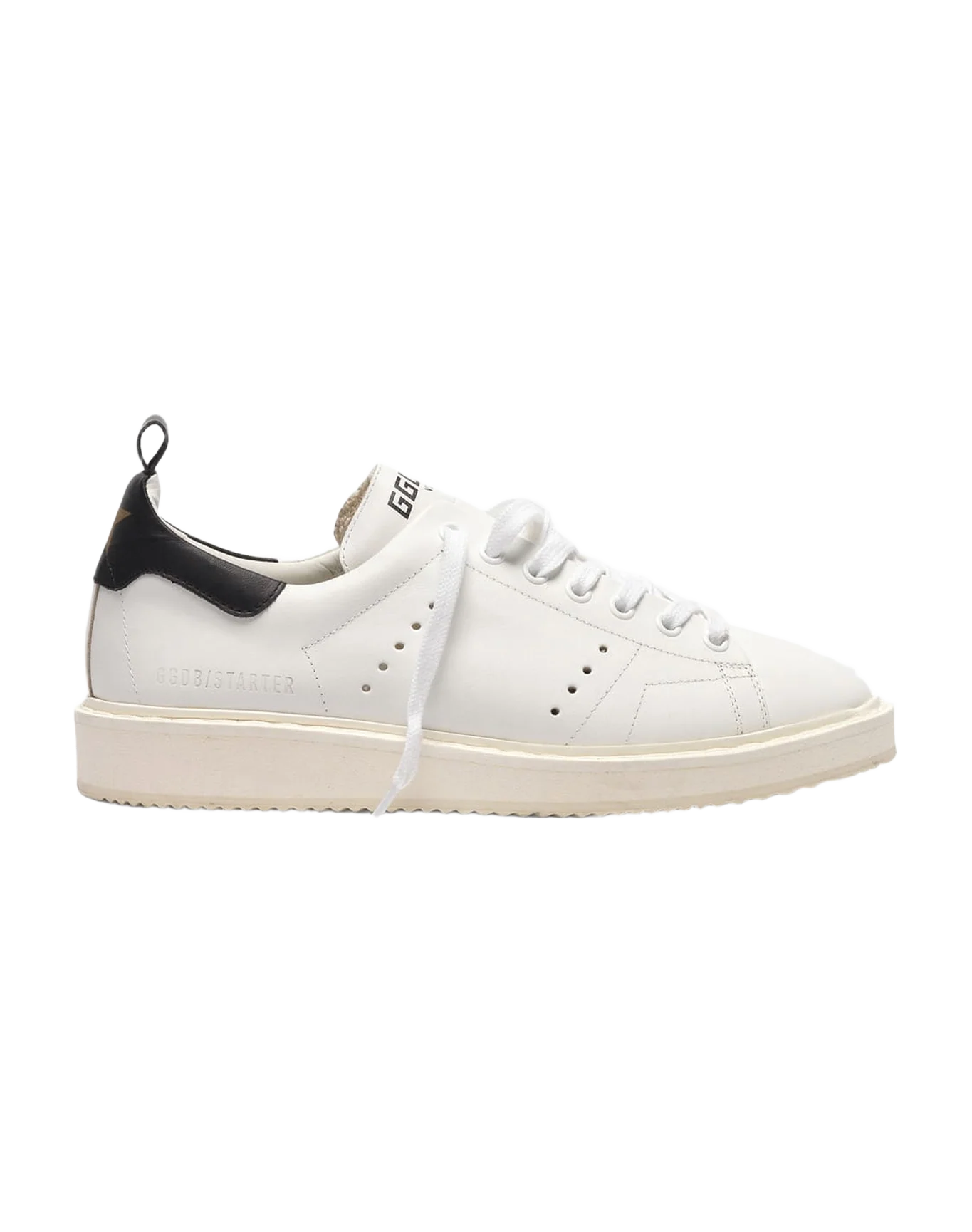 Women | Starter Sneakers Leather with Black Heel Tab - Image 3
