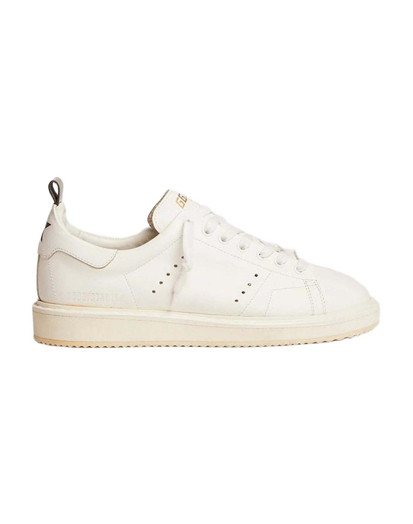 Women | Starter Sneakers Total White Leather | Optic White
