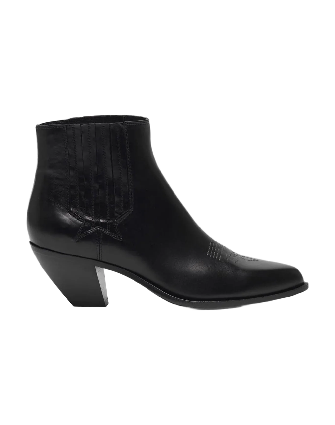 Women | Sunset Ankle Boots Black Leather - Image 2