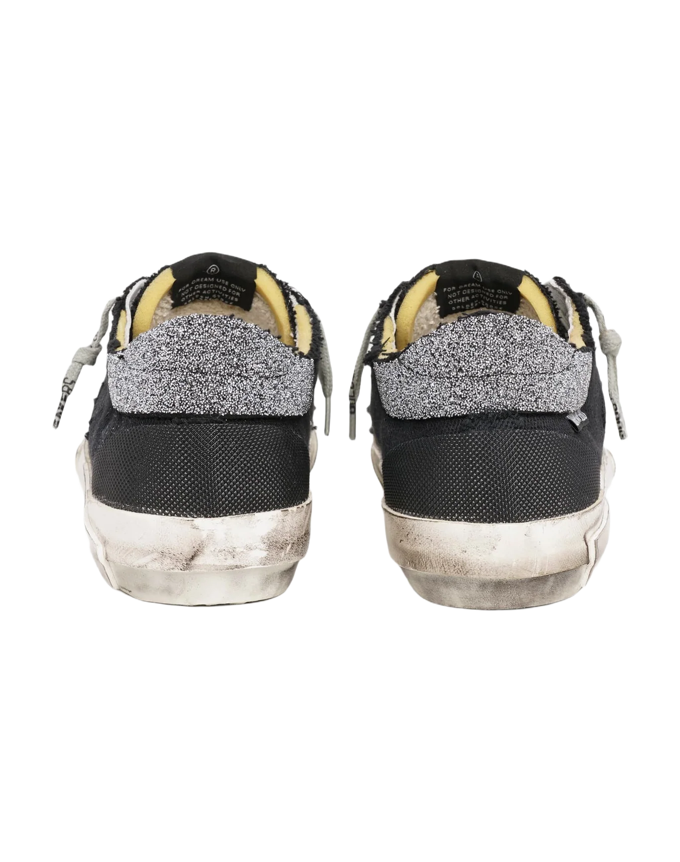 Women | Super-Star Lab Canvas with Swarovski Crystal Star & Heel Tab | Black x Crystal - Image 6