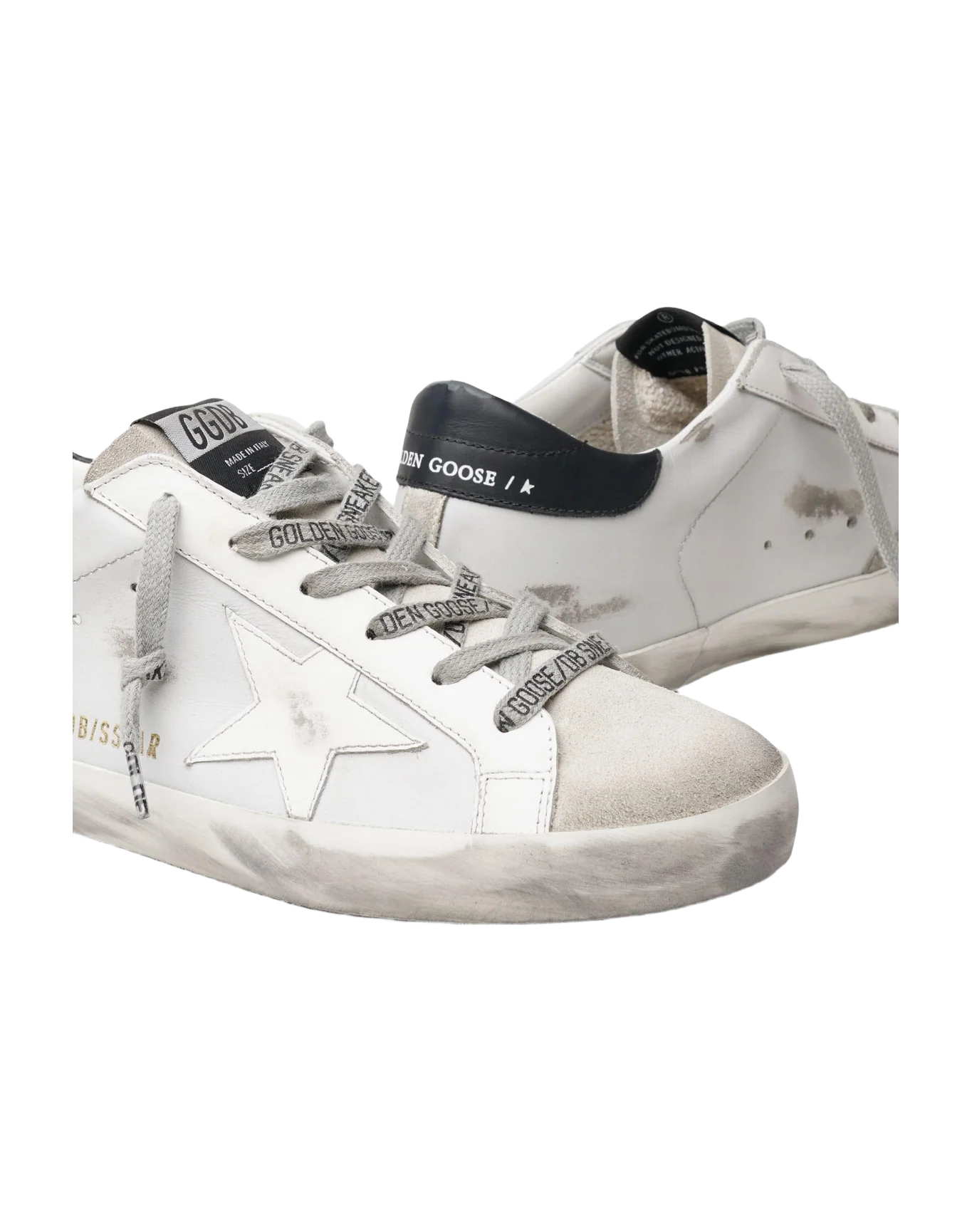 Women | Super-Star Leather Upper & Star Suede Toe | Ice x Light Grey x White x Black - Image 4